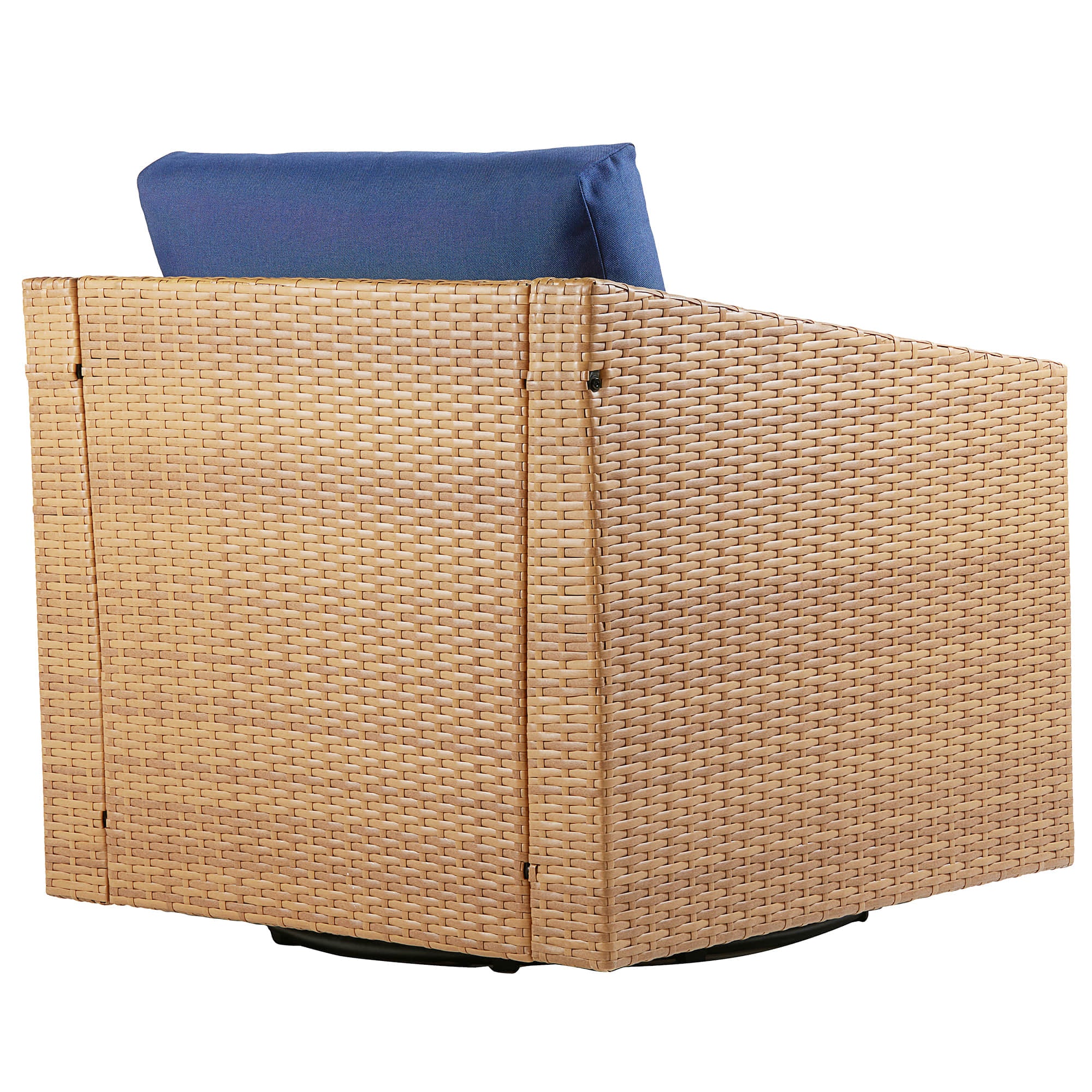 Calum Rattan Outdoor Swivel Accent Chair - Image 13