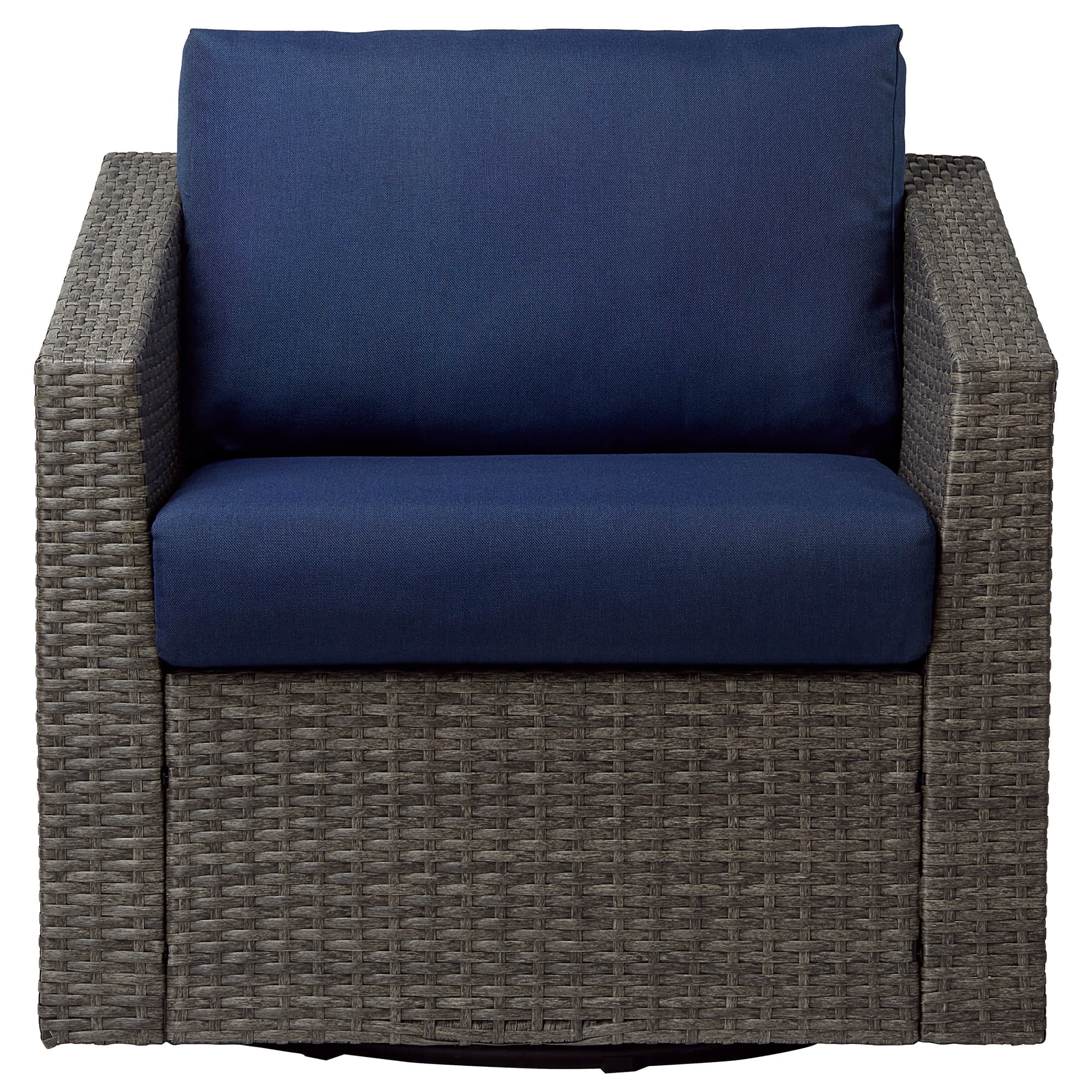 Calum Rattan Outdoor Swivel Accent Chair - Image 23