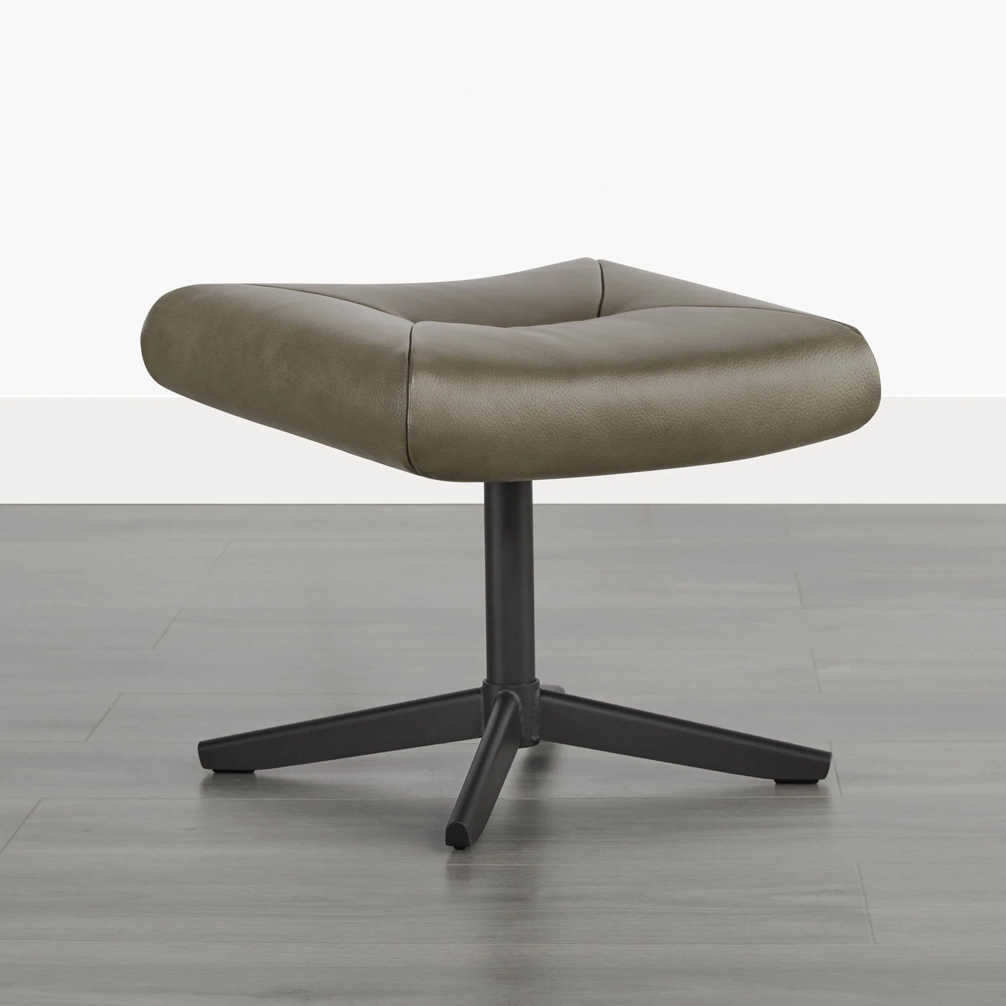 Cary Genuine Leather Swivel Reclining Chair & Ottoman - Image 31