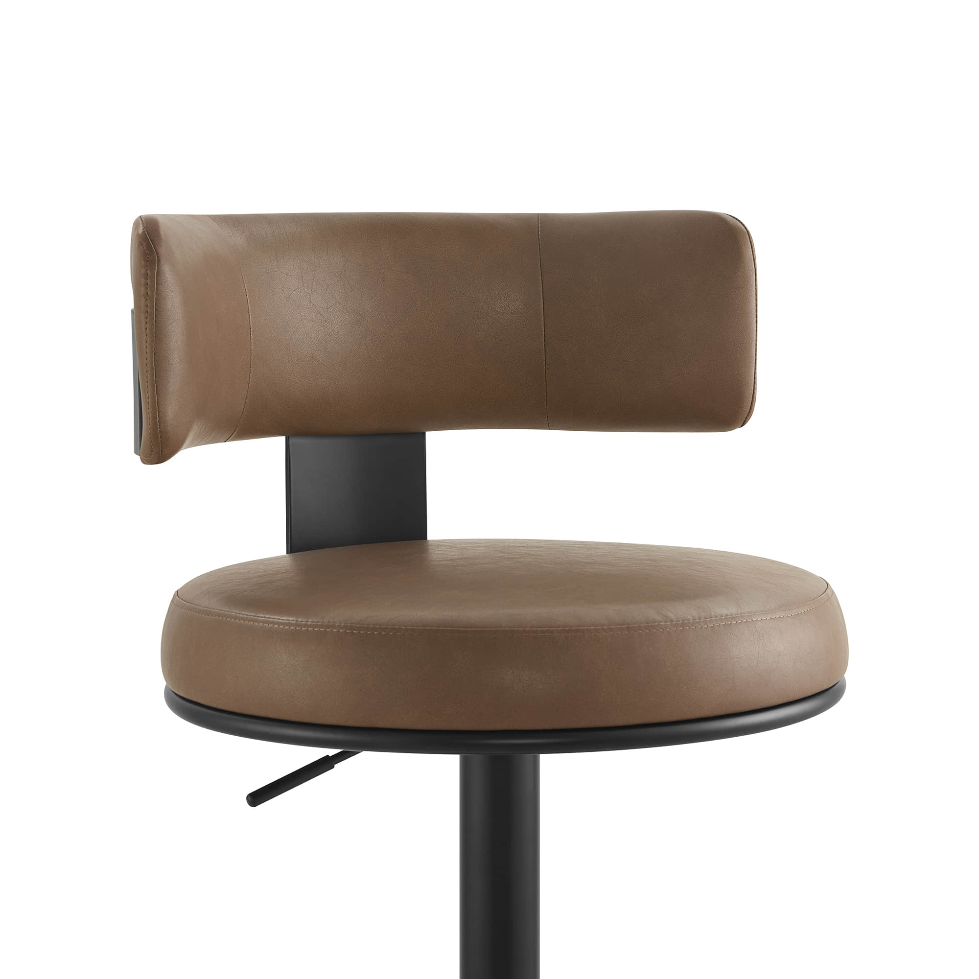 Cayla Modern Adjustable Height Swivel Barstool - Image 14