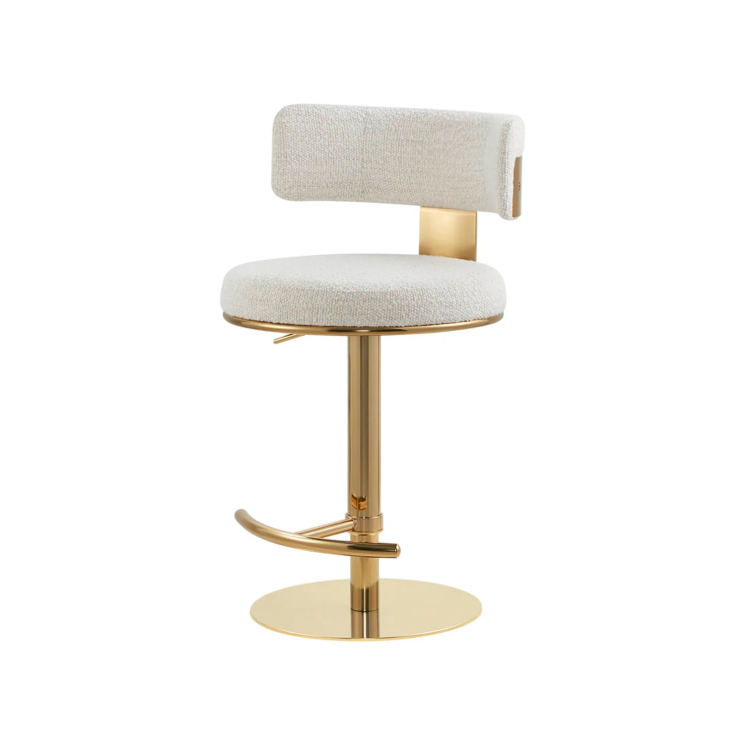 Cayla Modern Adjustable Height Swivel Barstool - Image 23