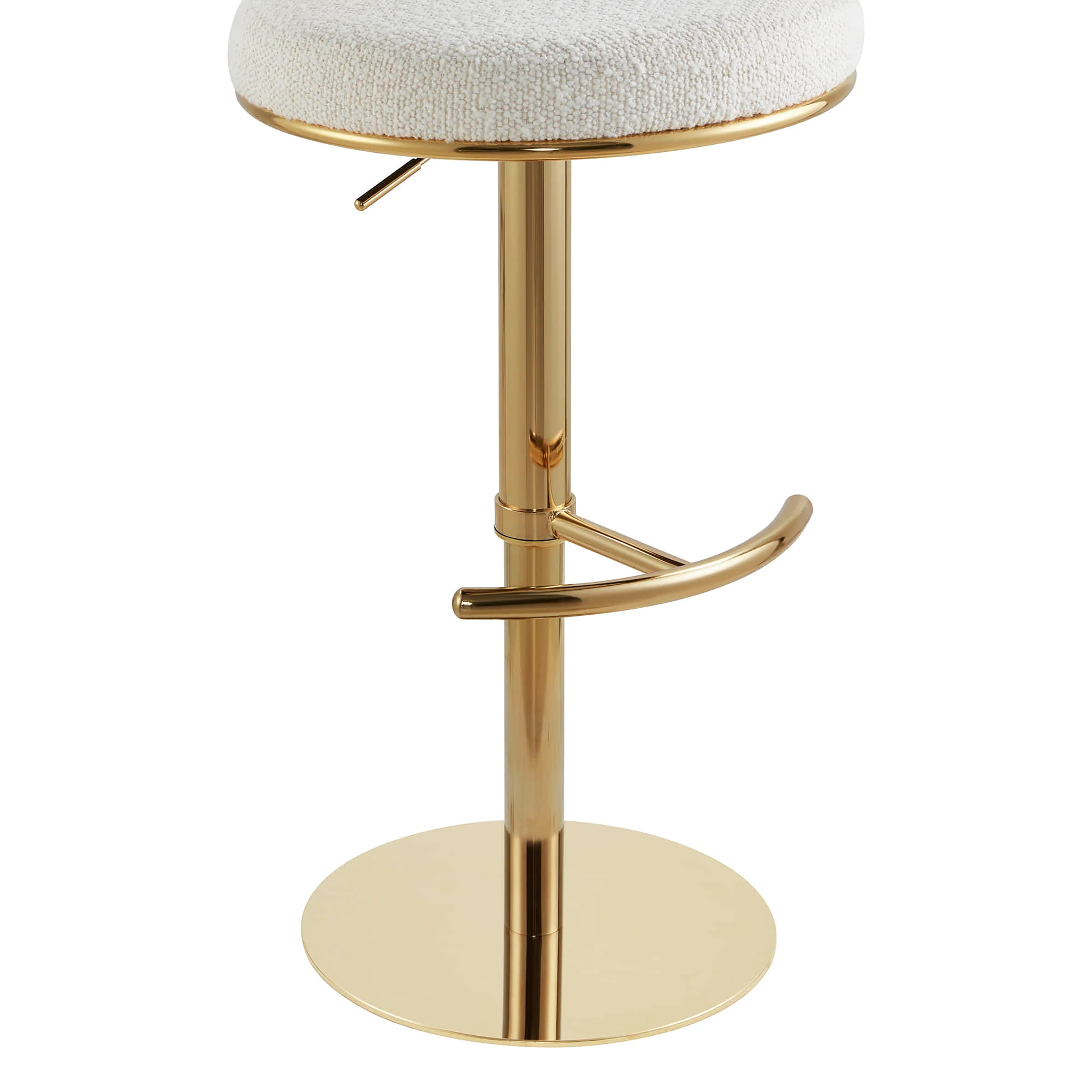 Cayla Modern Adjustable Height Swivel Barstool - Image 28