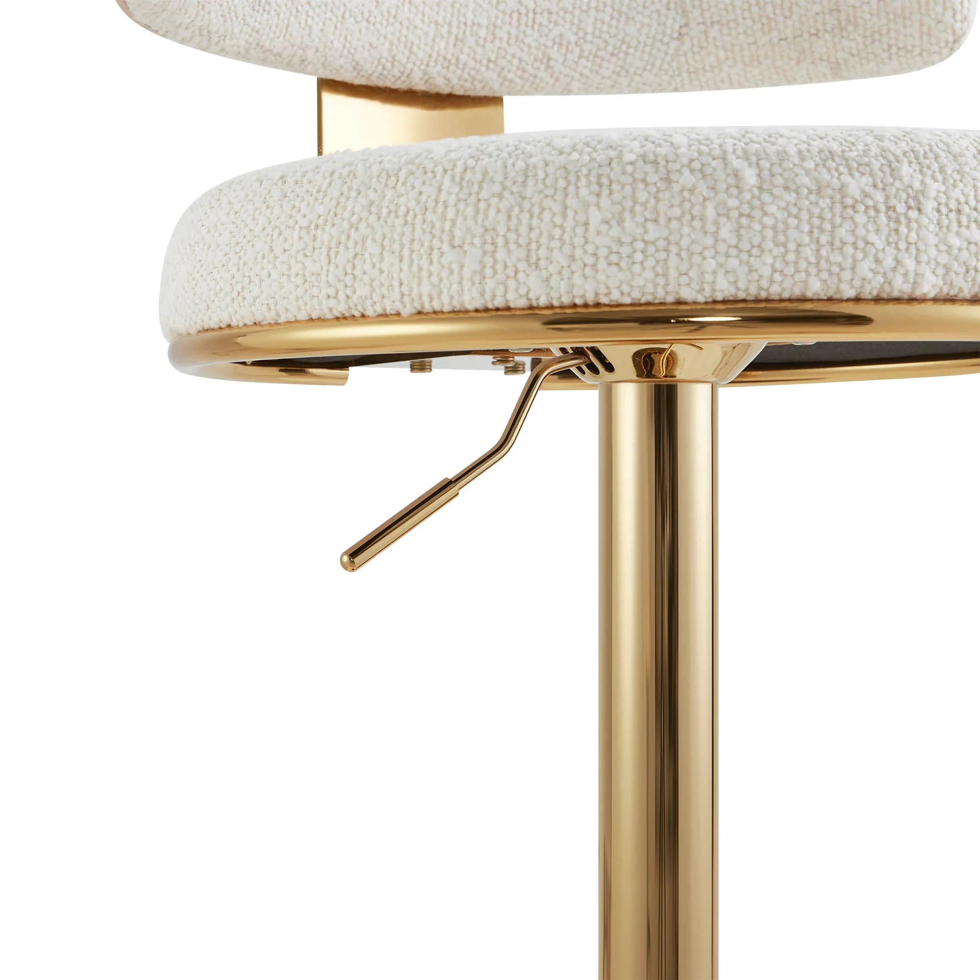 Cayla Modern Adjustable Height Swivel Barstool - Image 31