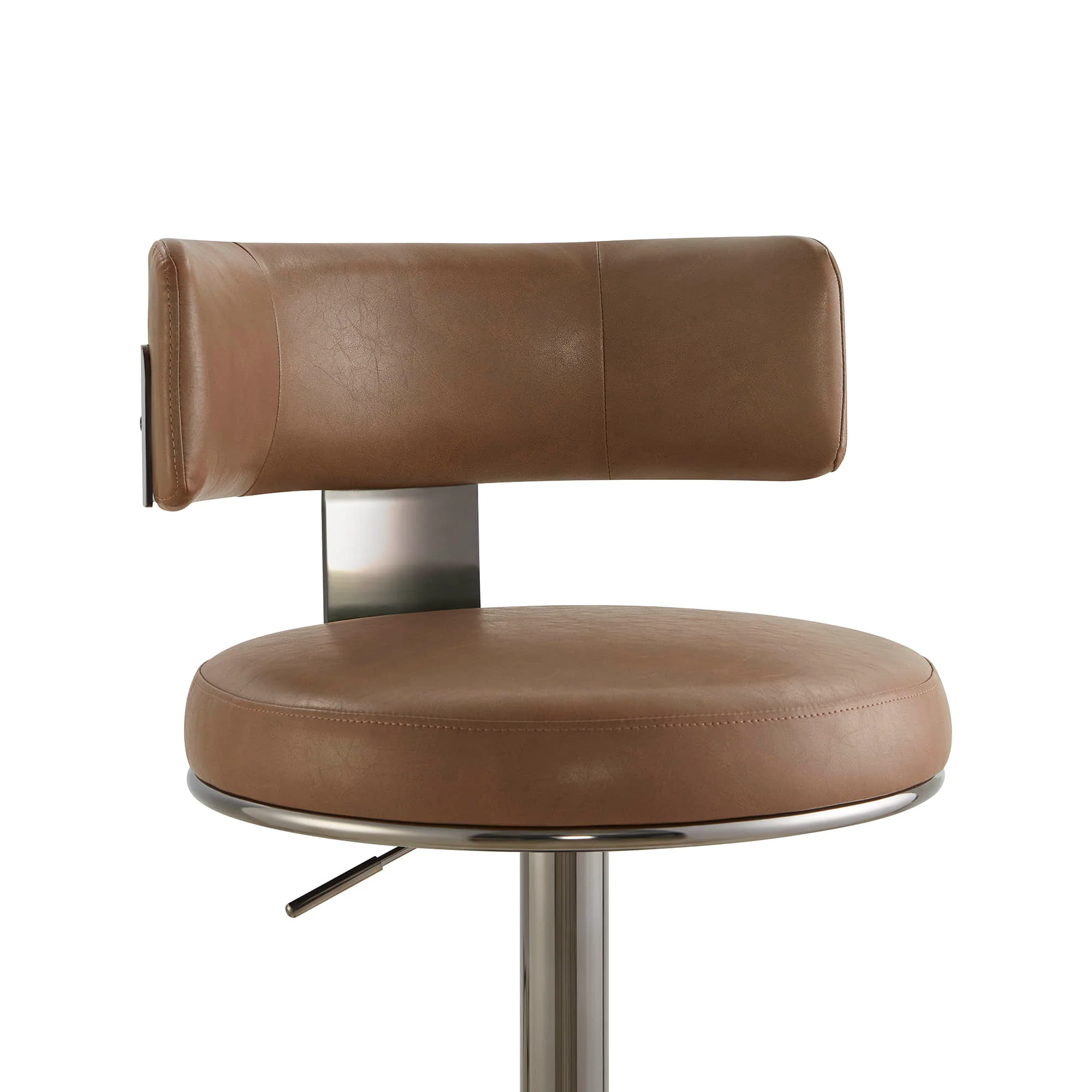 Cayla Modern Adjustable Height Swivel Barstool - Image 42