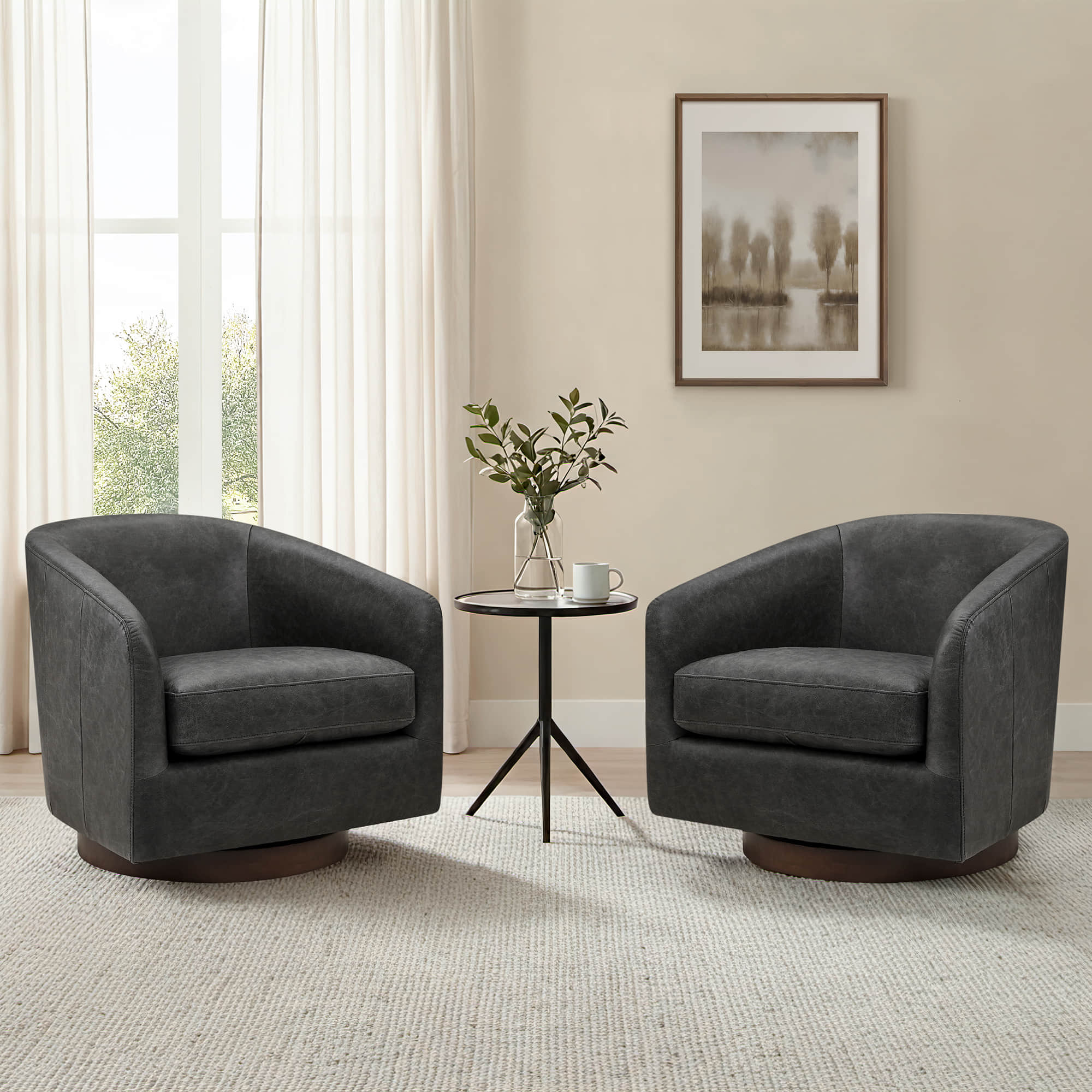 Wren Modern Swivel Accent Chair - Image 103