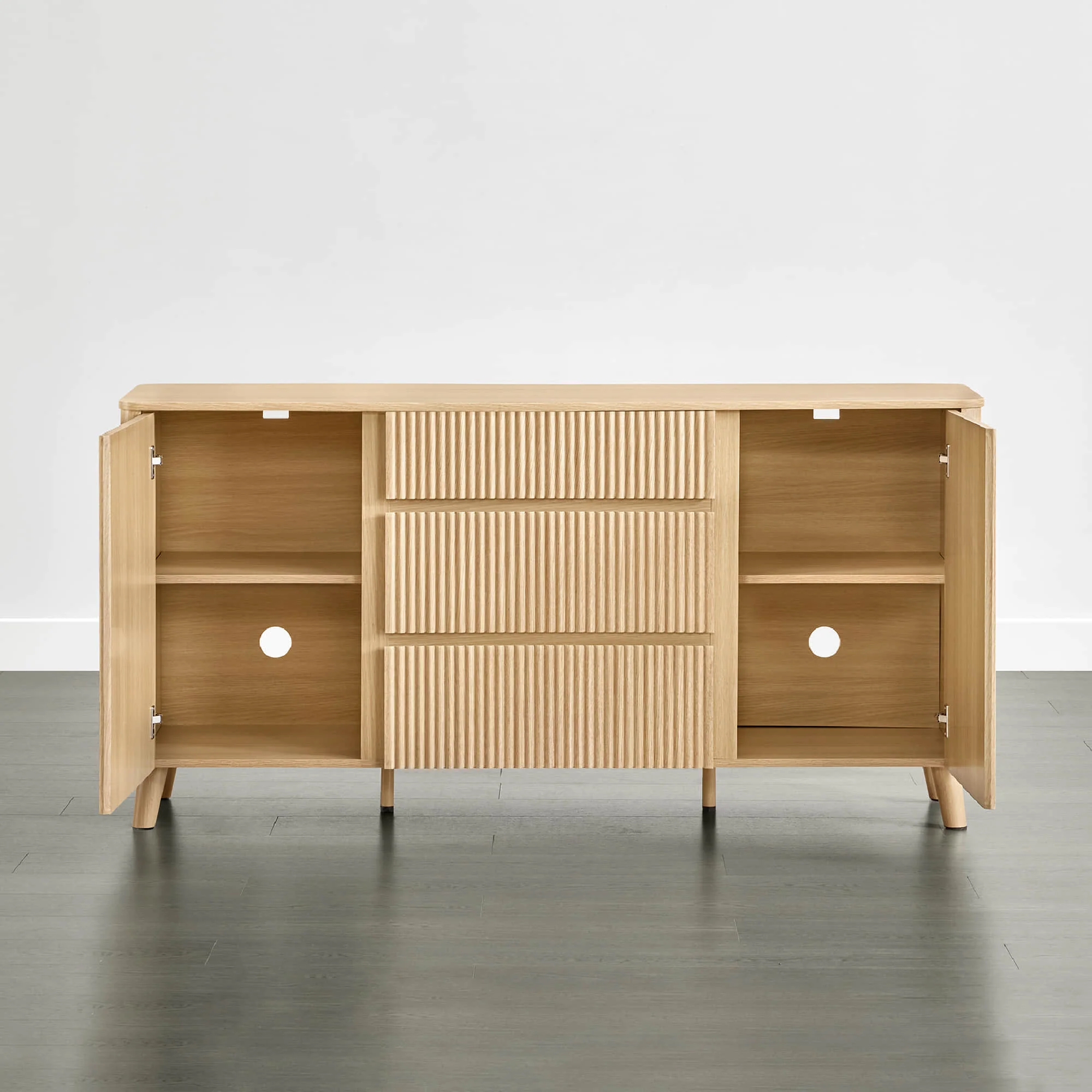 62" Clara Contemporary Wood Sideboard - Image 13