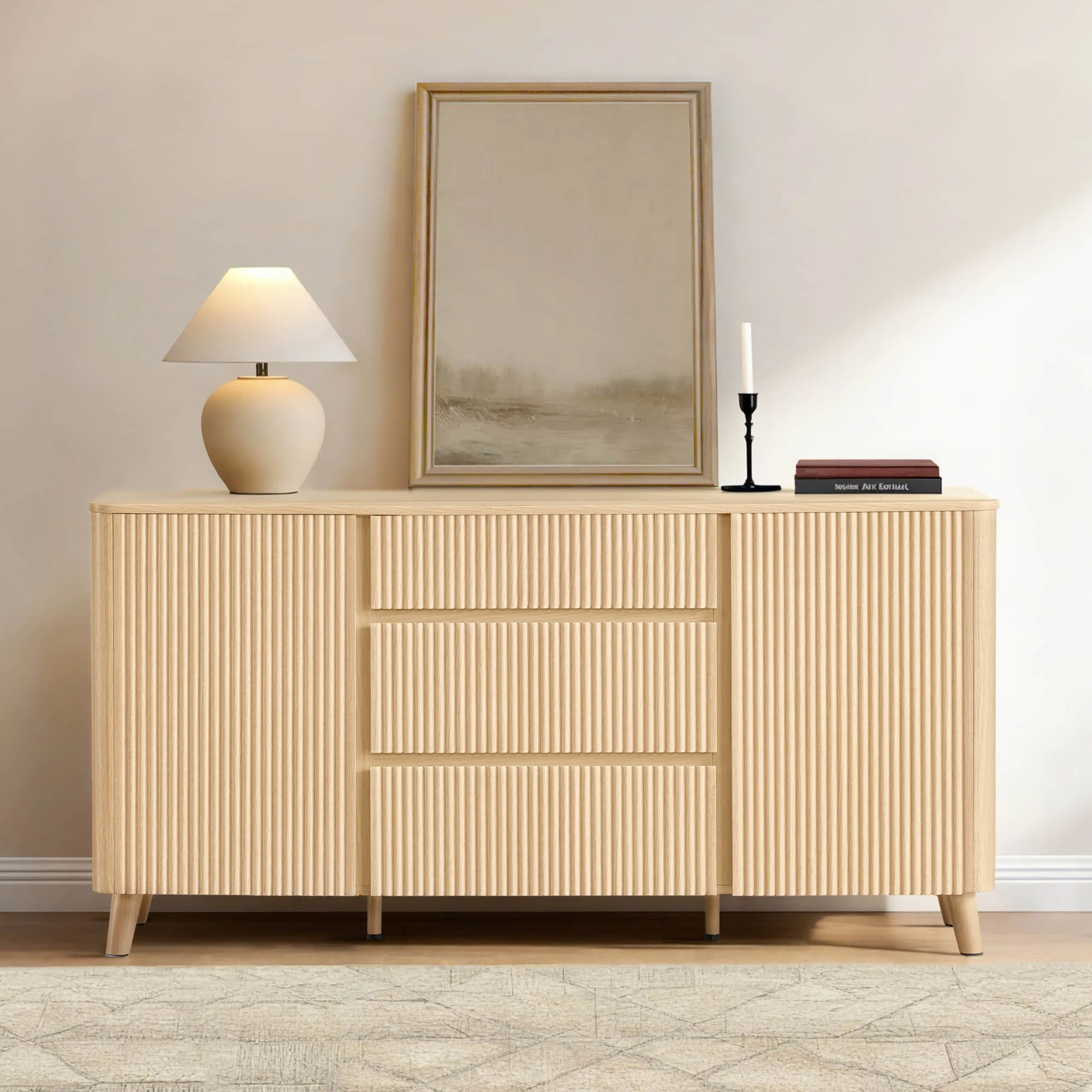62" Clara Contemporary Wood Sideboard - Image 20