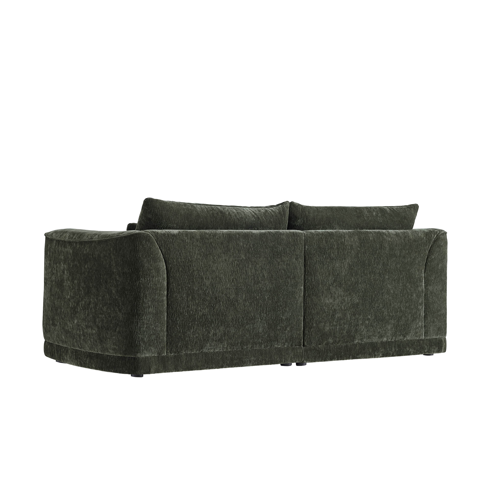 Daisy 2-Seat Modular Curved Chenille Sofa with Down-Filled Cushions - Image 13