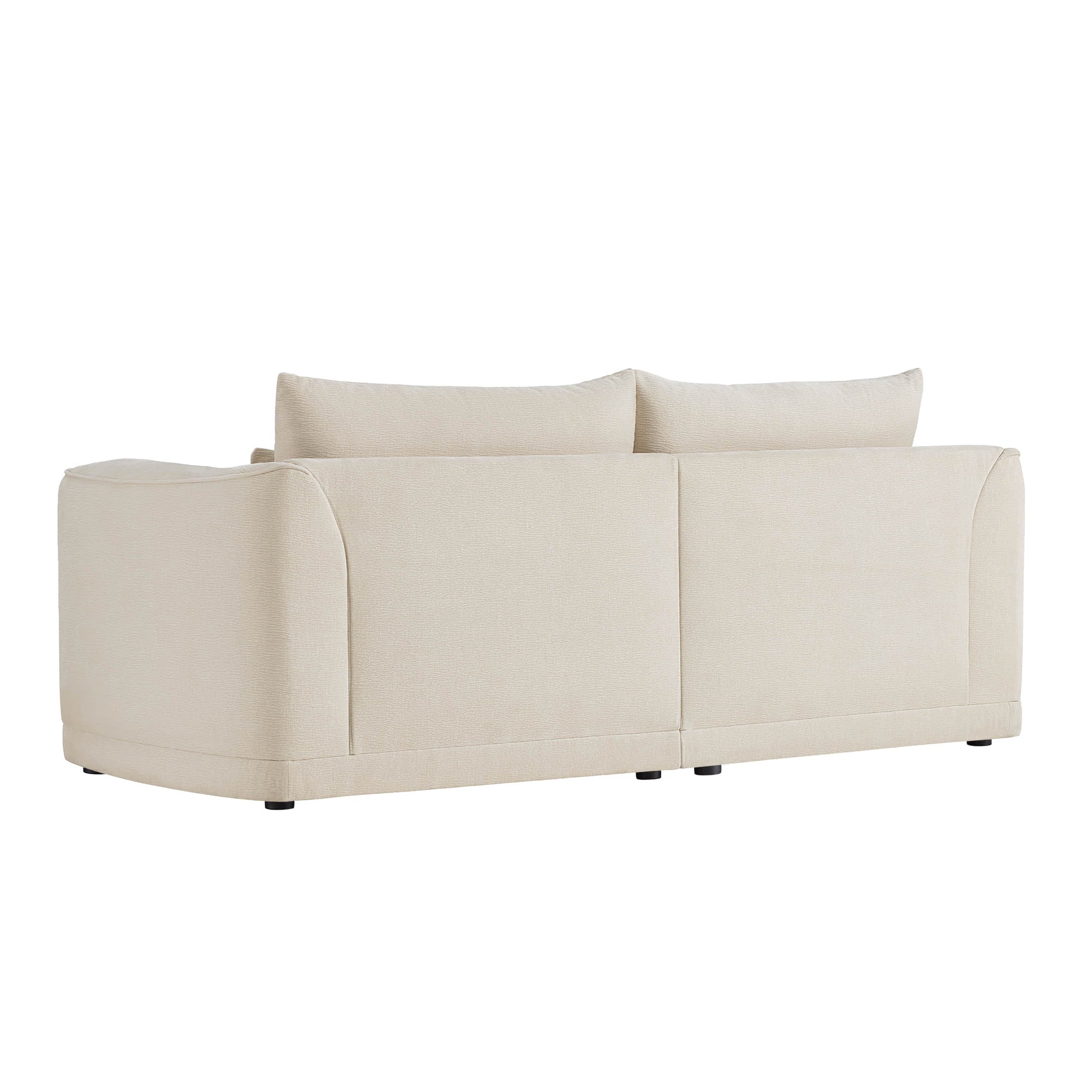 Daisy 2-Seat Modular Curved Chenille Sofa with Down-Filled Cushions - Image 8