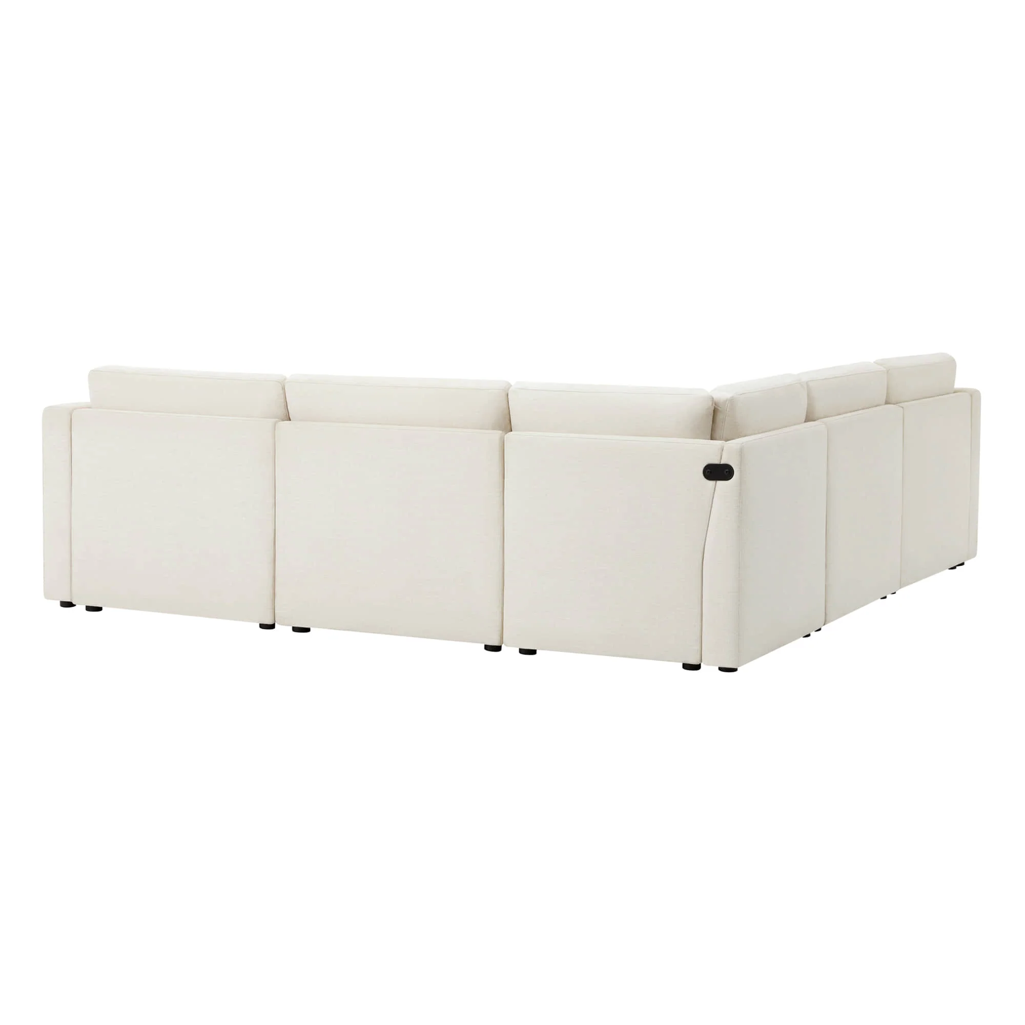 Delaney 5-Seat V Shaped Modular Sofa Chaise - Image 10