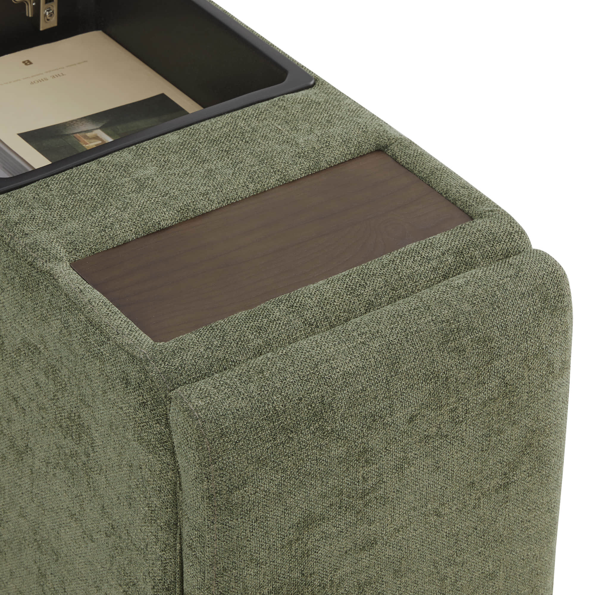 Delaney 5-Seat Modular Sofa Chaise with Storage Ottomans - Image 80