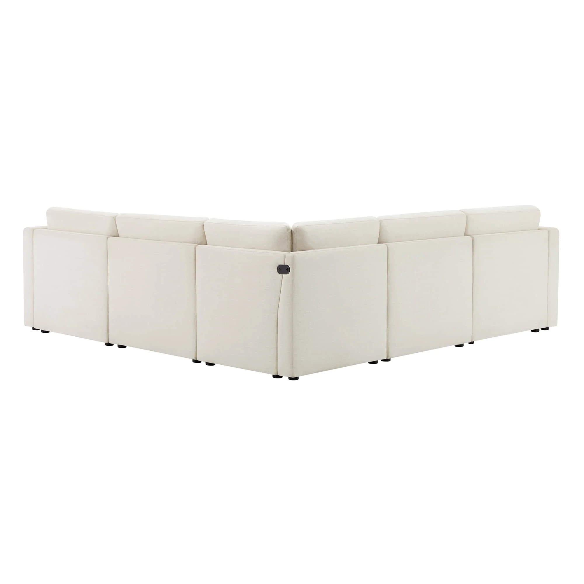 Delaney 5-Seat V Shaped Modular Sofa Chaise - Image 12