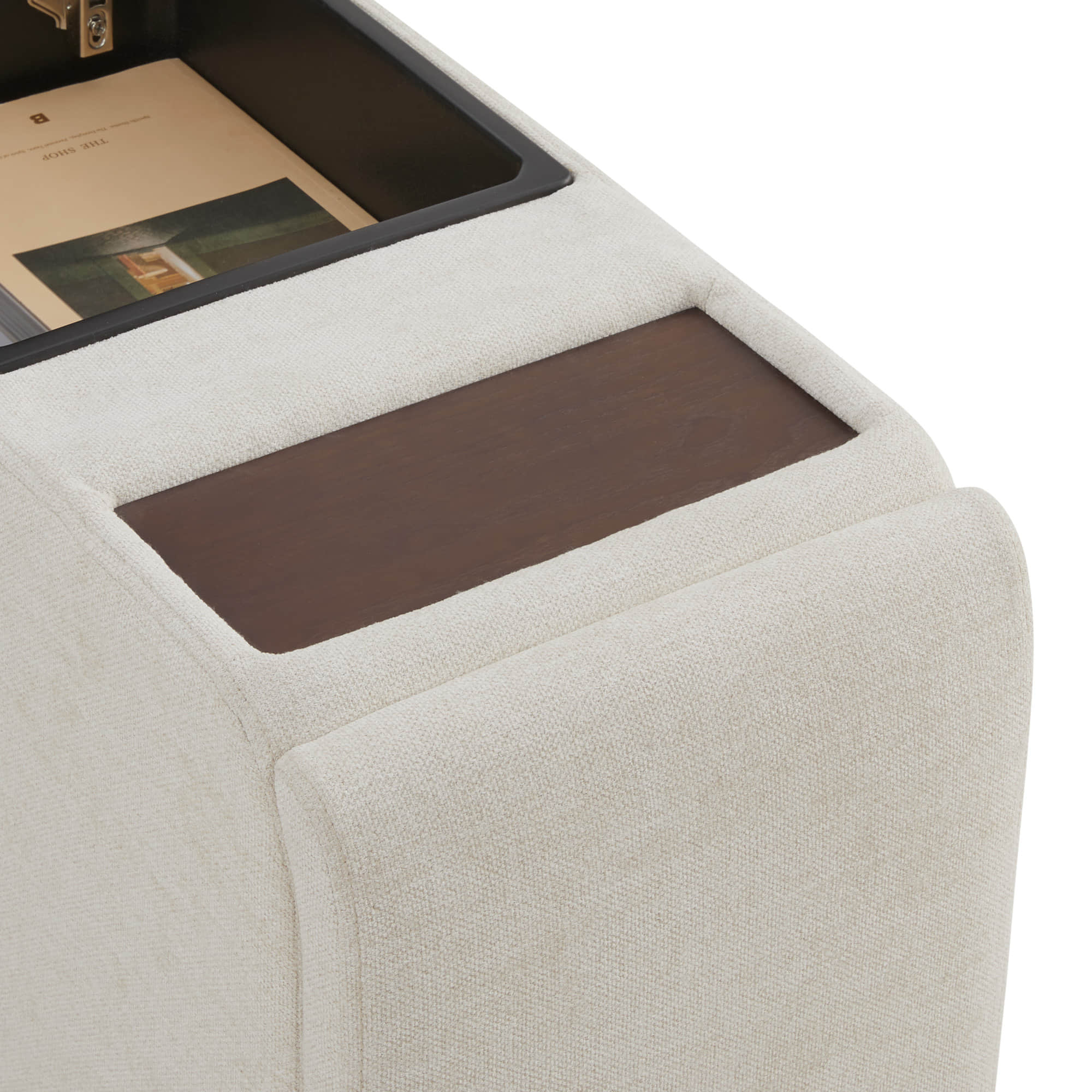 Delaney 5-Seat Modular Sofa Chaise with Storage Ottomans - Image 19
