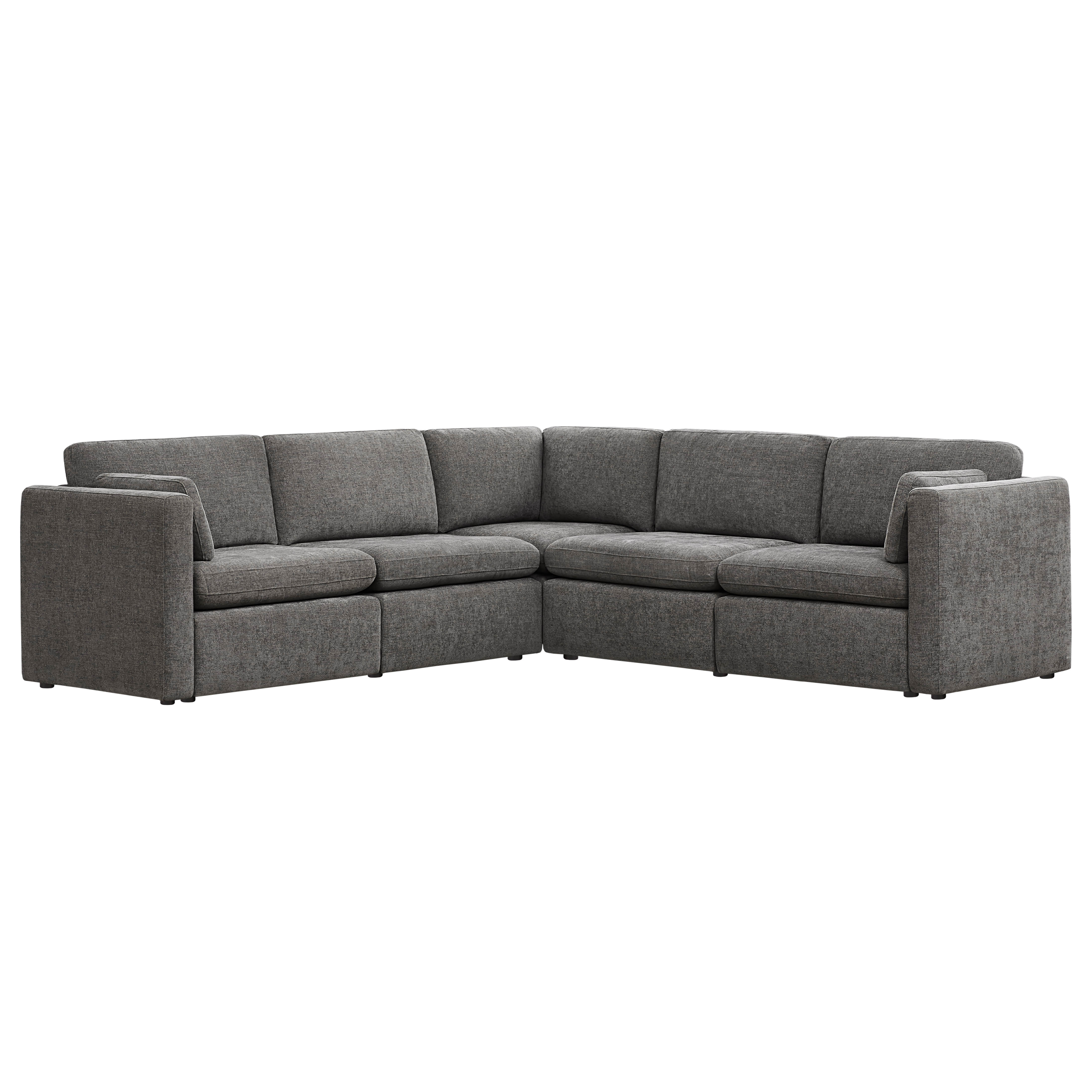 Delaney 5-Seat V Shaped Modular Sofa Chaise - Image 30