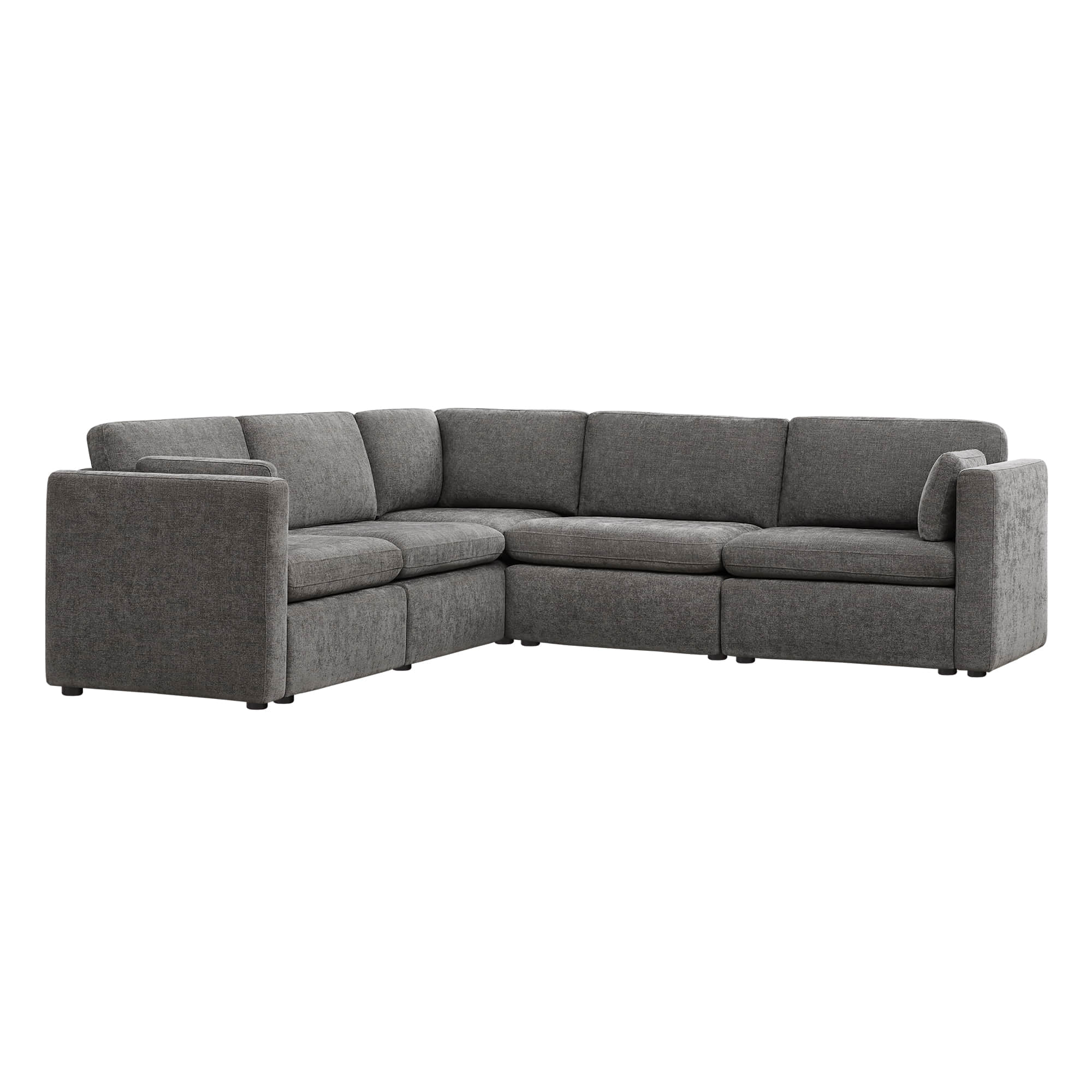 Delaney 5-Seat V Shaped Modular Sofa Chaise - Image 31