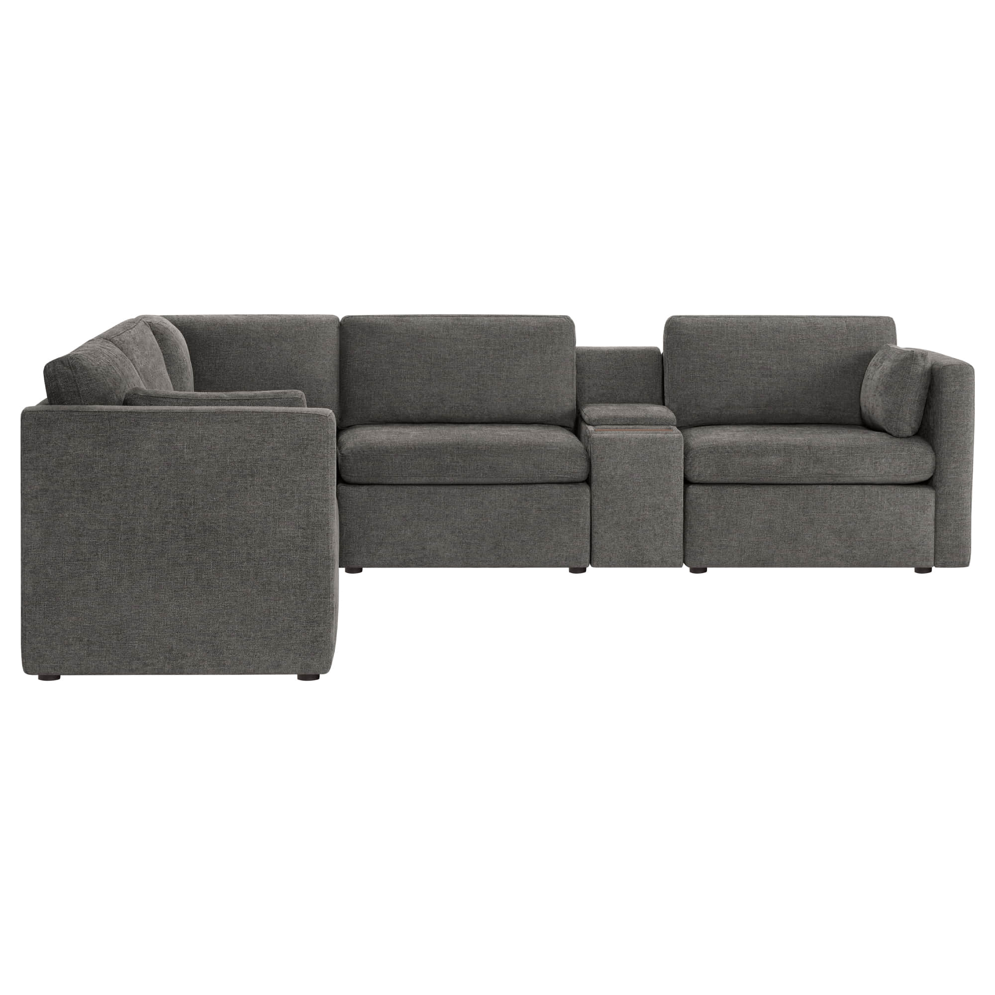 Delaney 5-Seat V Shaped Modular Sofa Chaise - Image 40