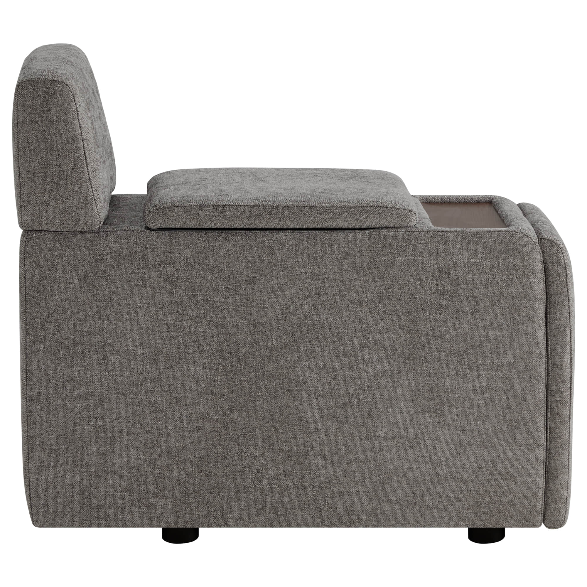 Delaney 5-Seat Modular Sofa Chaise with Storage Ottomans - Image 33