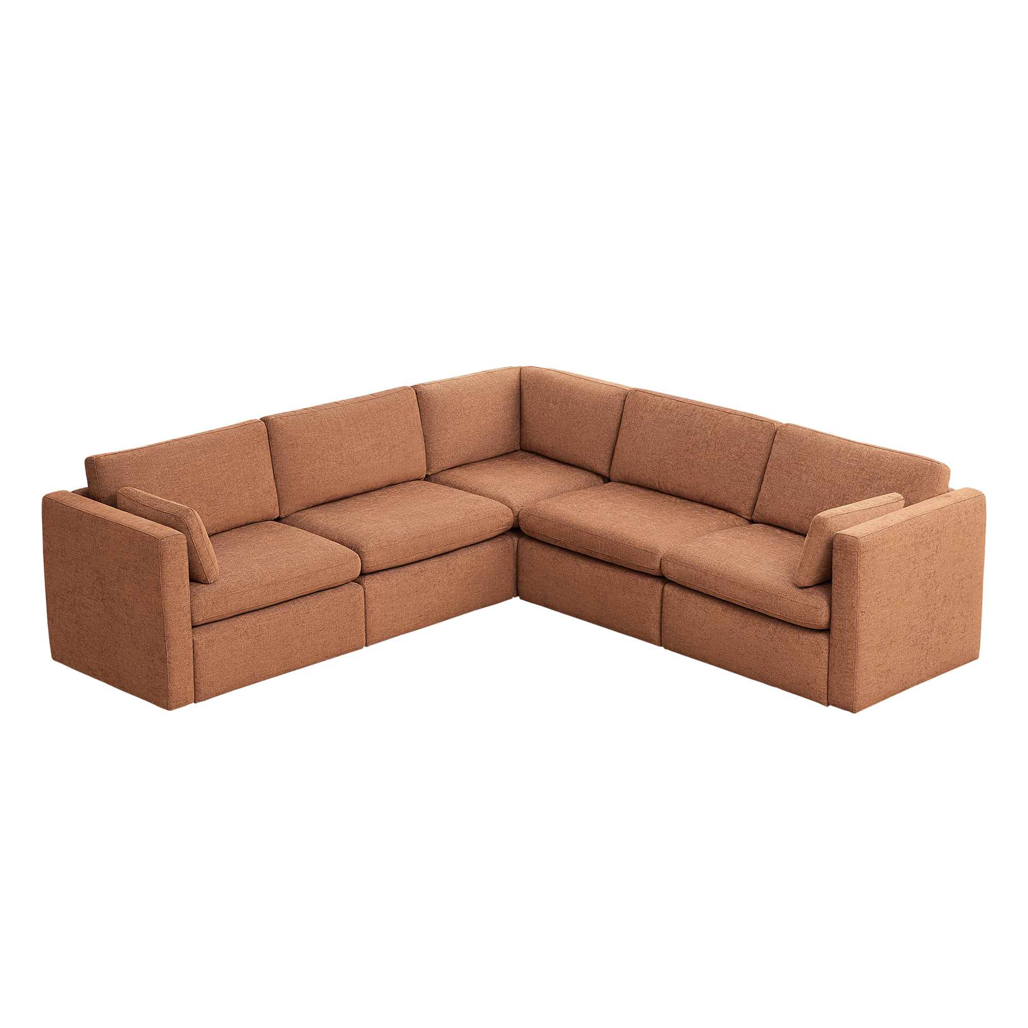 Delaney 5-Seat V Shaped Modular Sofa Chaise - Image 50