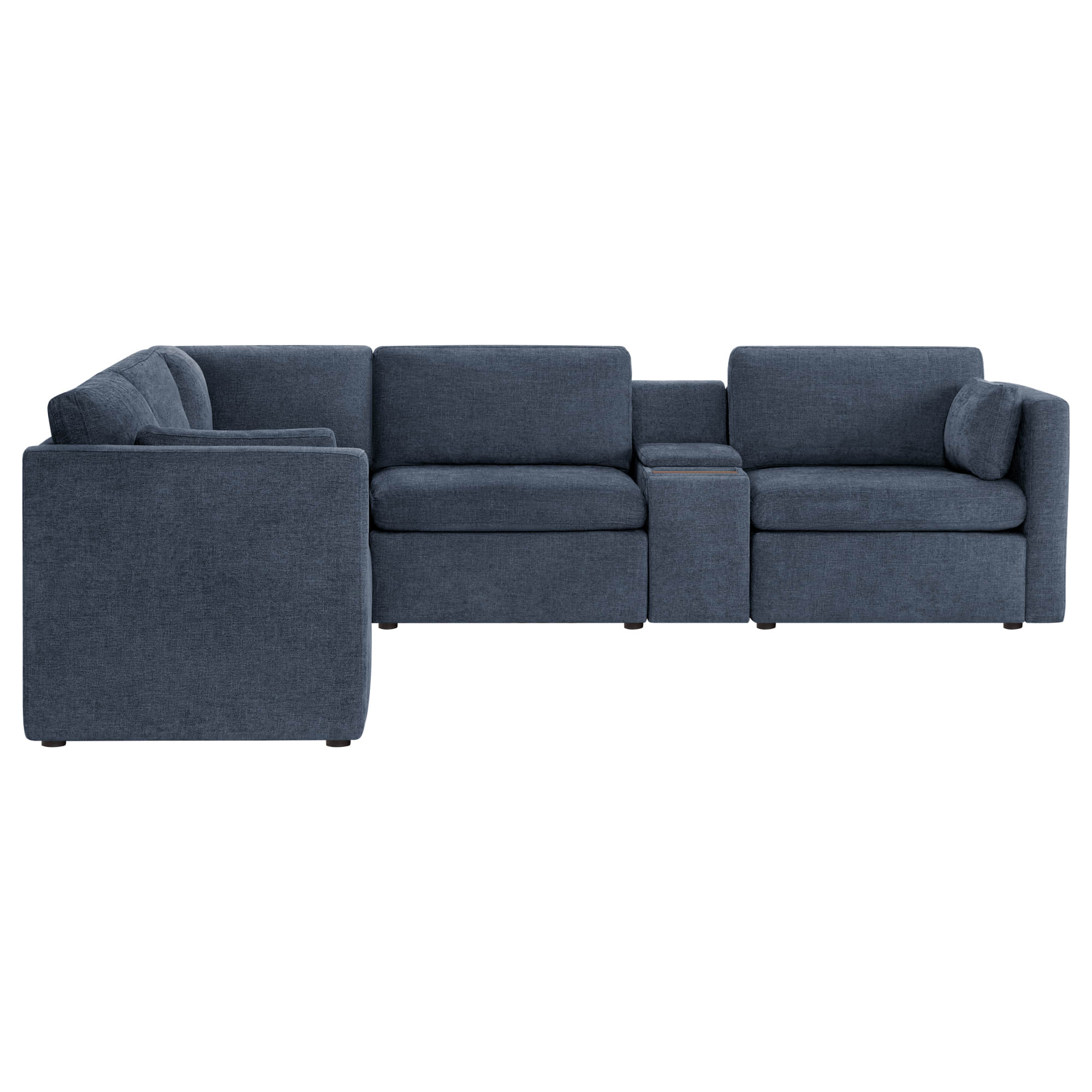 Delaney 5-Seat V Shaped Modular Sofa Chaise - Image 80