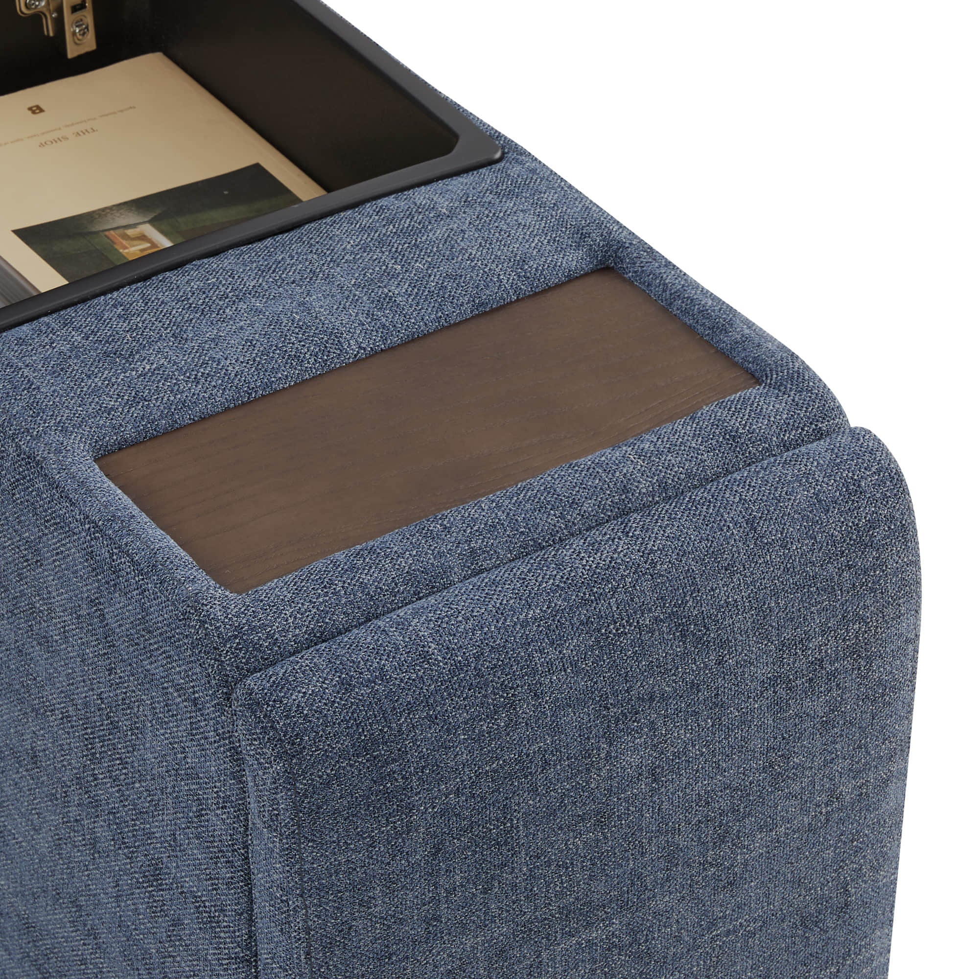 Delaney 5-Seat Modular Sofa Chaise with Storage Ottomans - Image 58