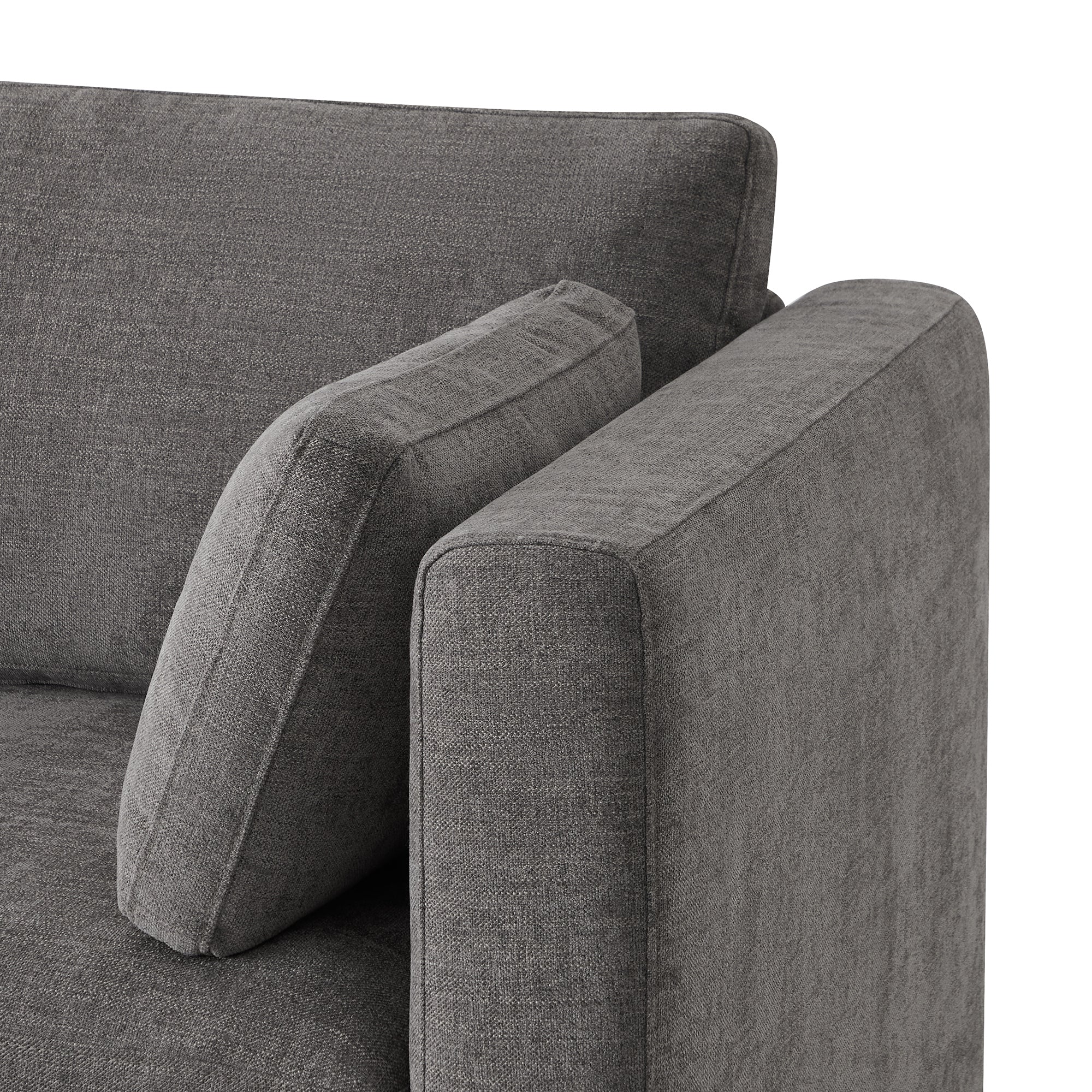 Delaney 5-Seat Modular Sofa Chaise with Storage Ottomans - Image 26
