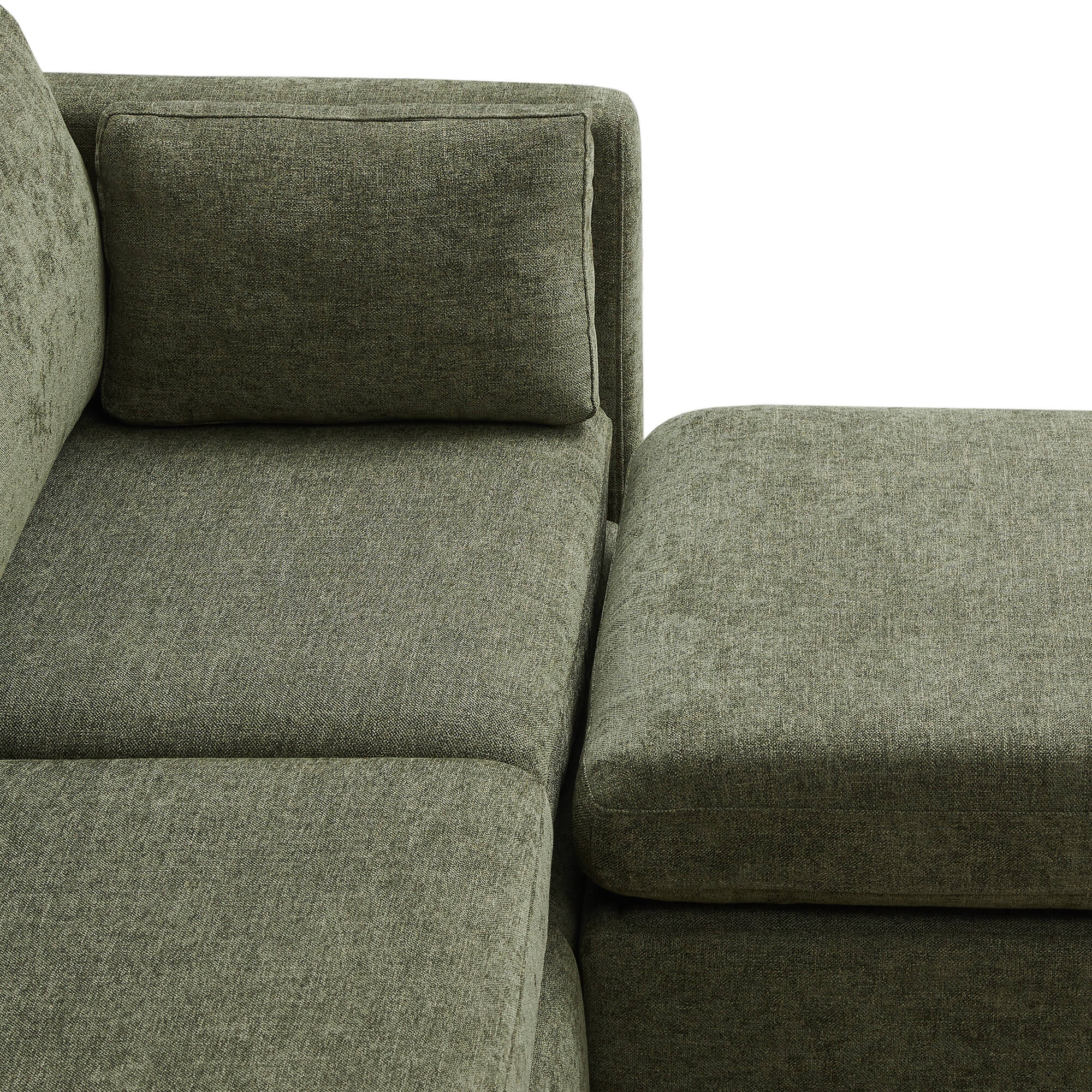 Delaney 5-Seat Modular Sofa Chaise with Storage Ottomans - Image 97