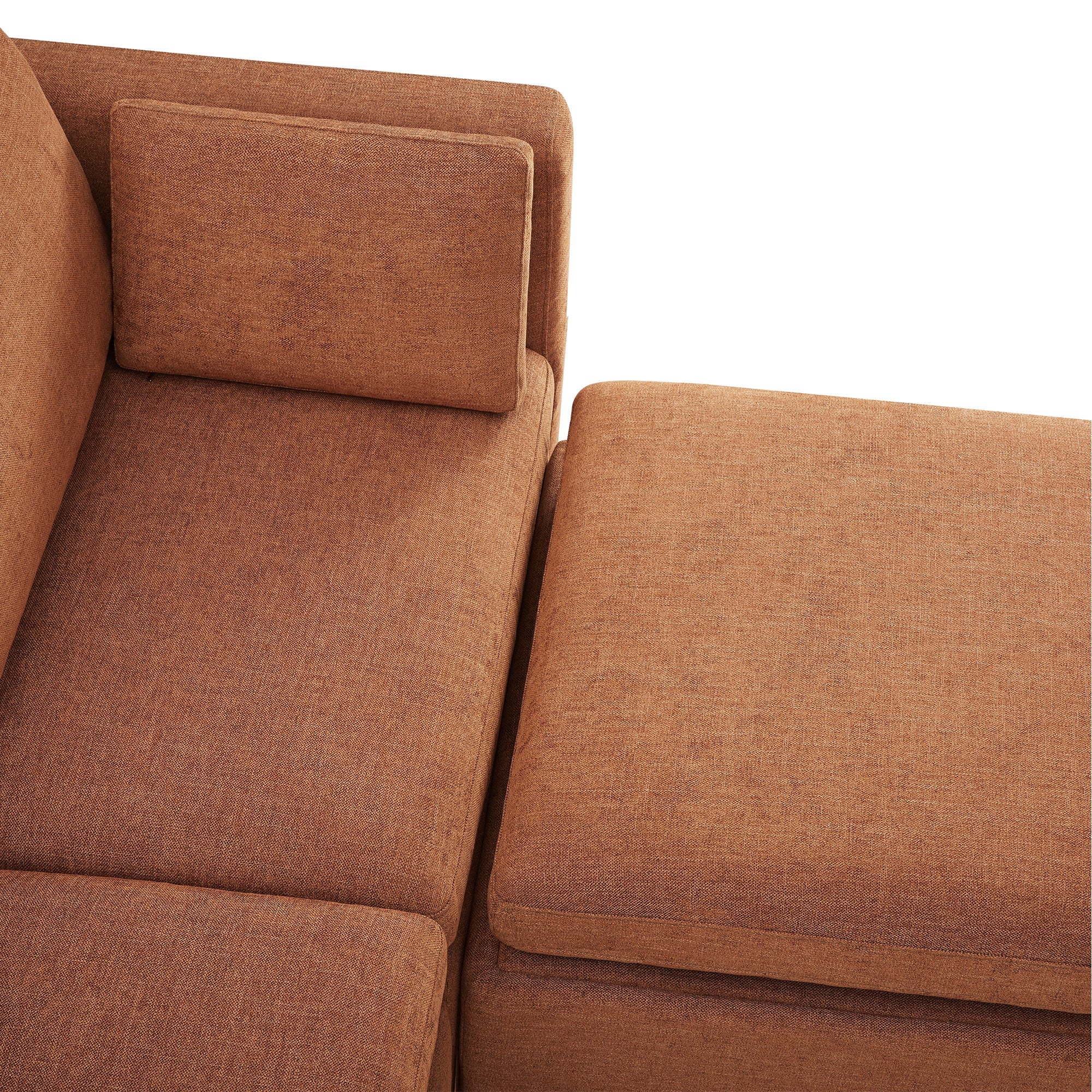 Delaney 6-Seat Modular Sofa Chaise with Storage Ottomans - Image 91