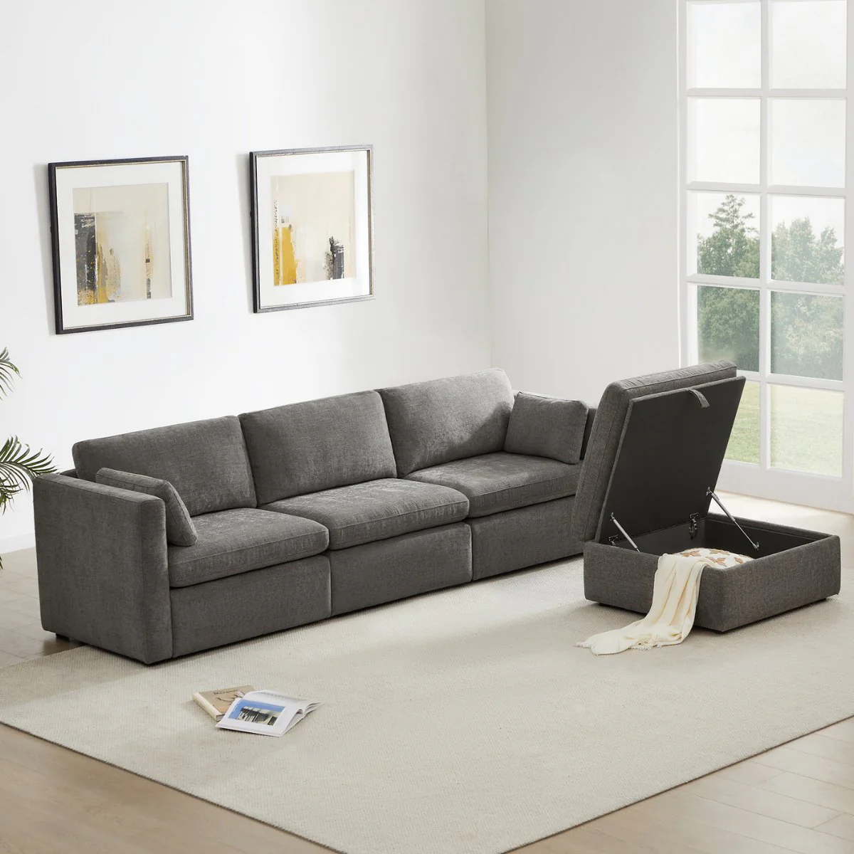 Delaney Storage Ottoman - Image 12