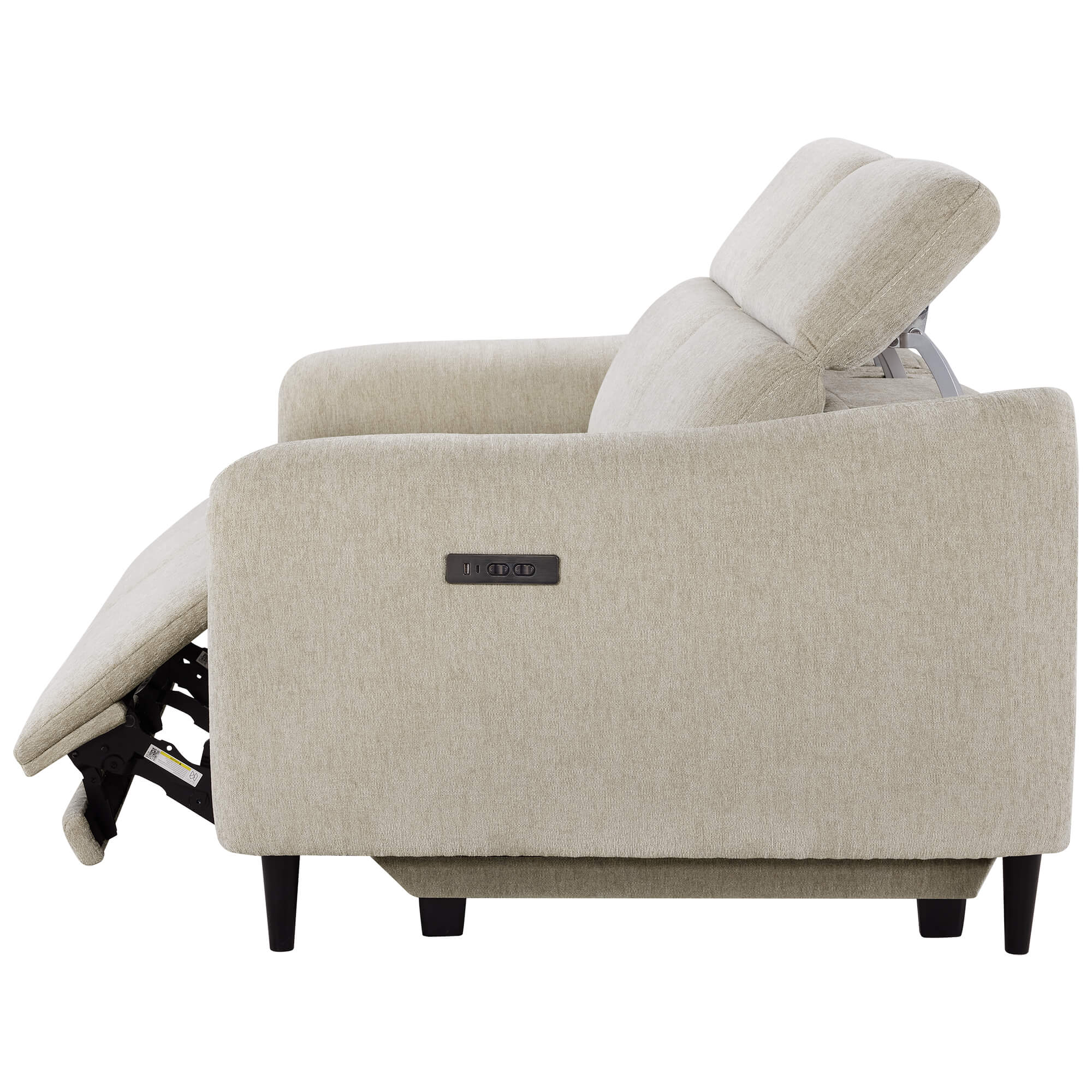 Diya Soft & Breathable 2-Seater Reclining Sofa with Power Headrest - Image 12