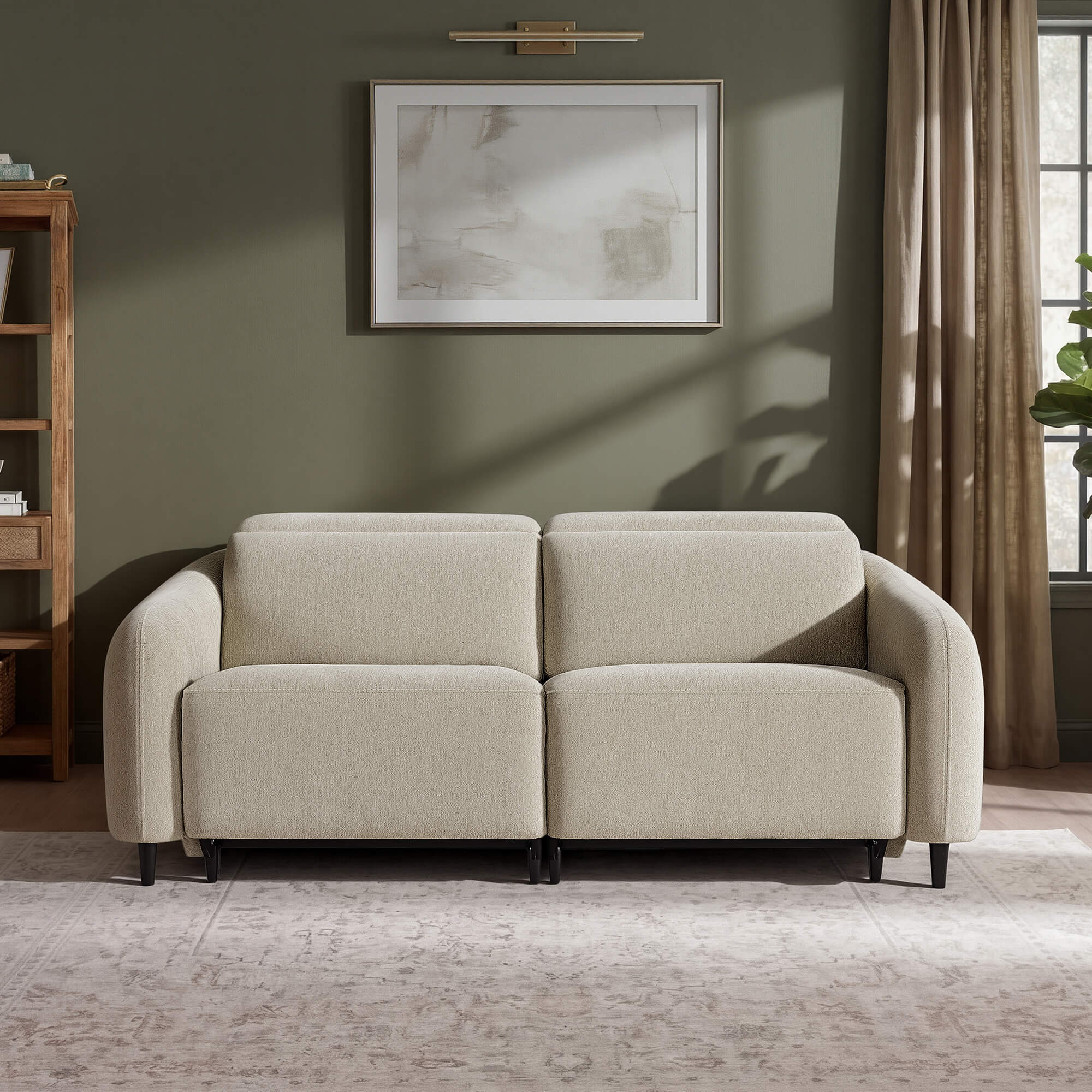 Diya Soft & Breathable 2-Seater Reclining Sofa with Power Headrest - Image 22