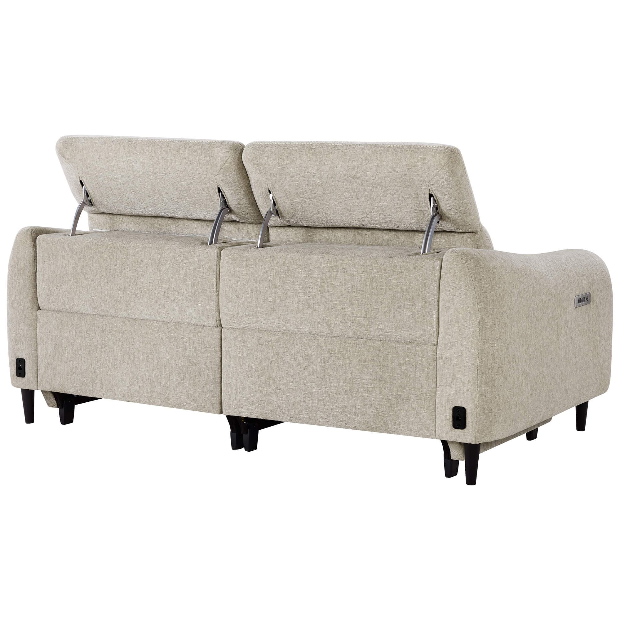 Diya Soft & Breathable 2-Seater Reclining Sofa with Power Headrest - Image 8