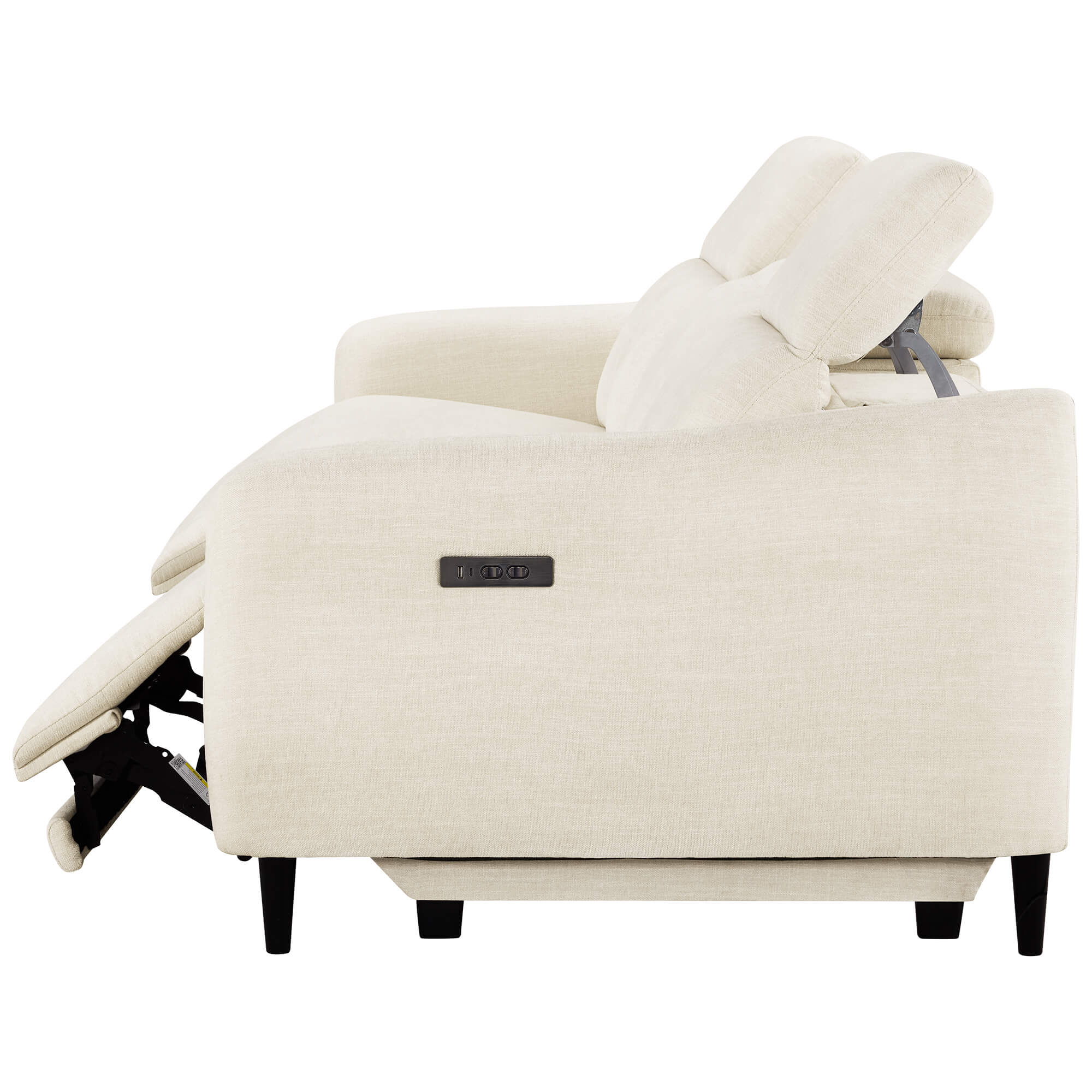 Diya Soft & Breathable 3-Seater Reclining Sofa with Power Headrest - Image 25