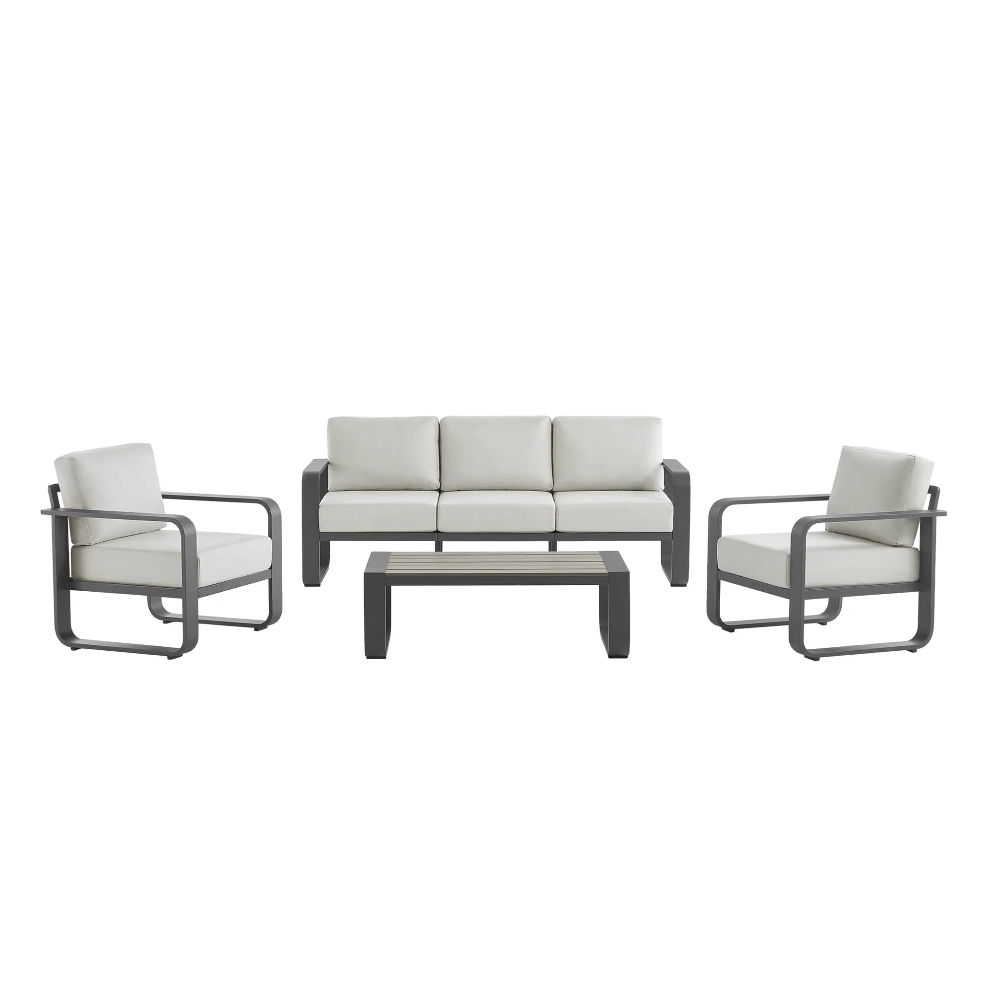 Dylan Modern 4-Piece Outdoor Patio Sofa Set - Image 31