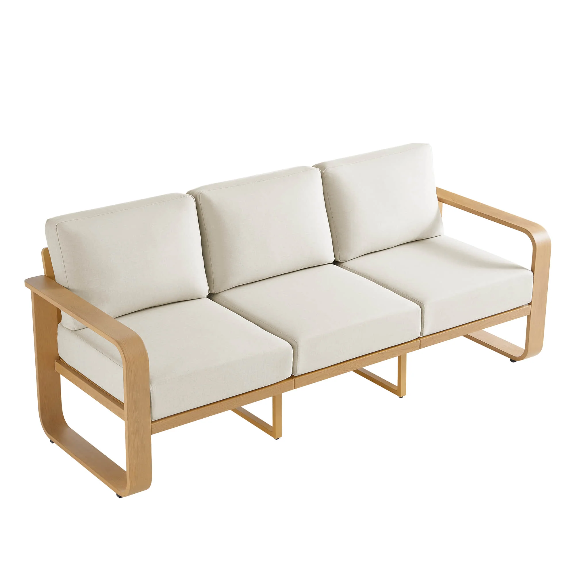 Dylan Modern 4-Piece Outdoor Patio Sofa Set - Image 38