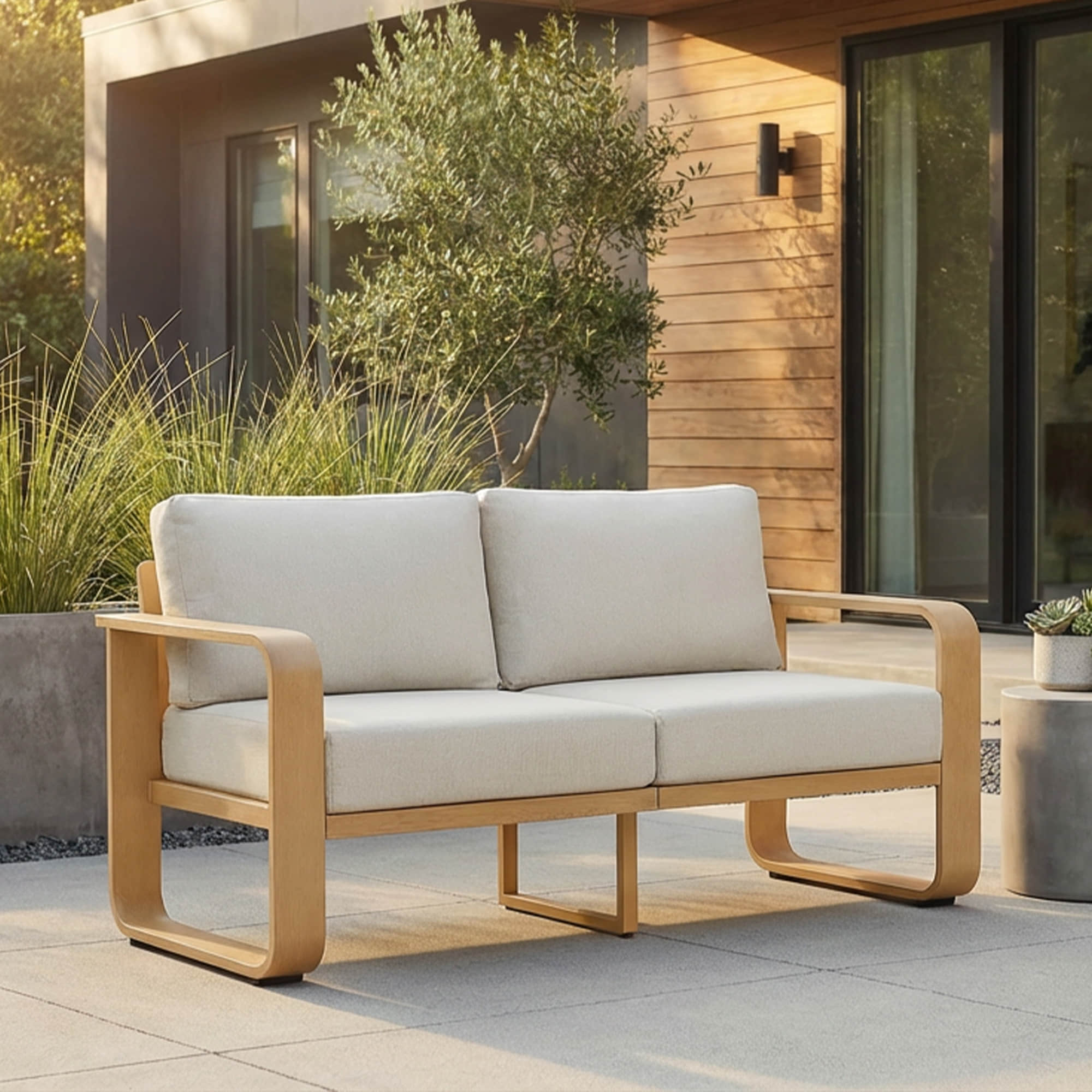 Dylan Modern Outdoor Patio Sofa - Image 19