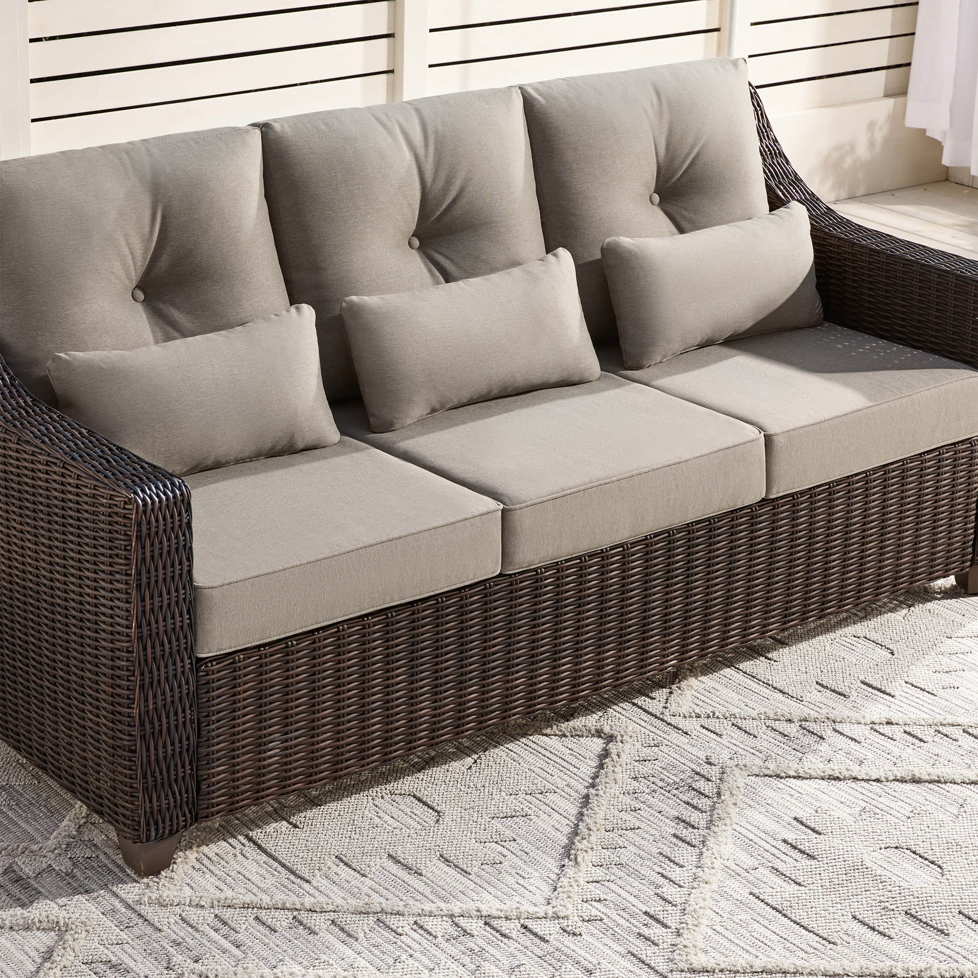 Elara Outdoor Rattan Sofa Set - 5 Seats - Image 10