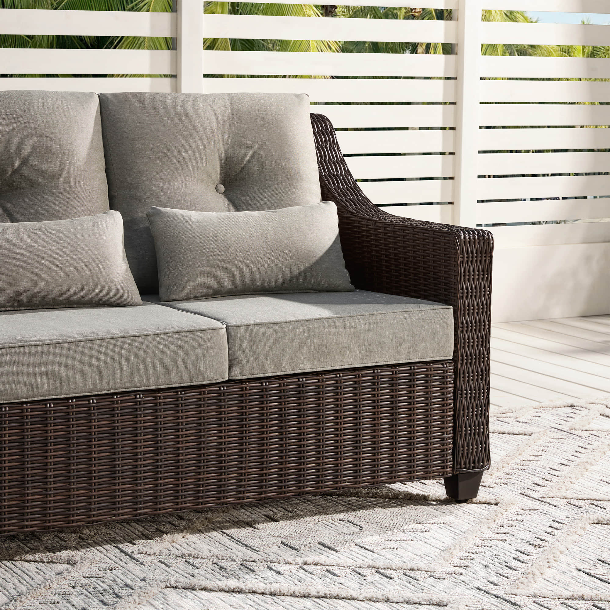 Elara Outdoor Rattan Sofa Set - 5 Seats - Image 12