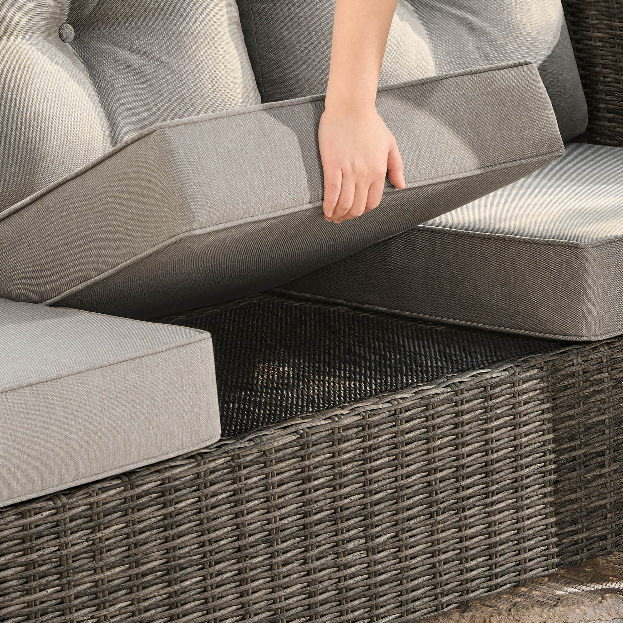 Elara Outdoor Rattan Sofa Set - 5 Seats - Image 60