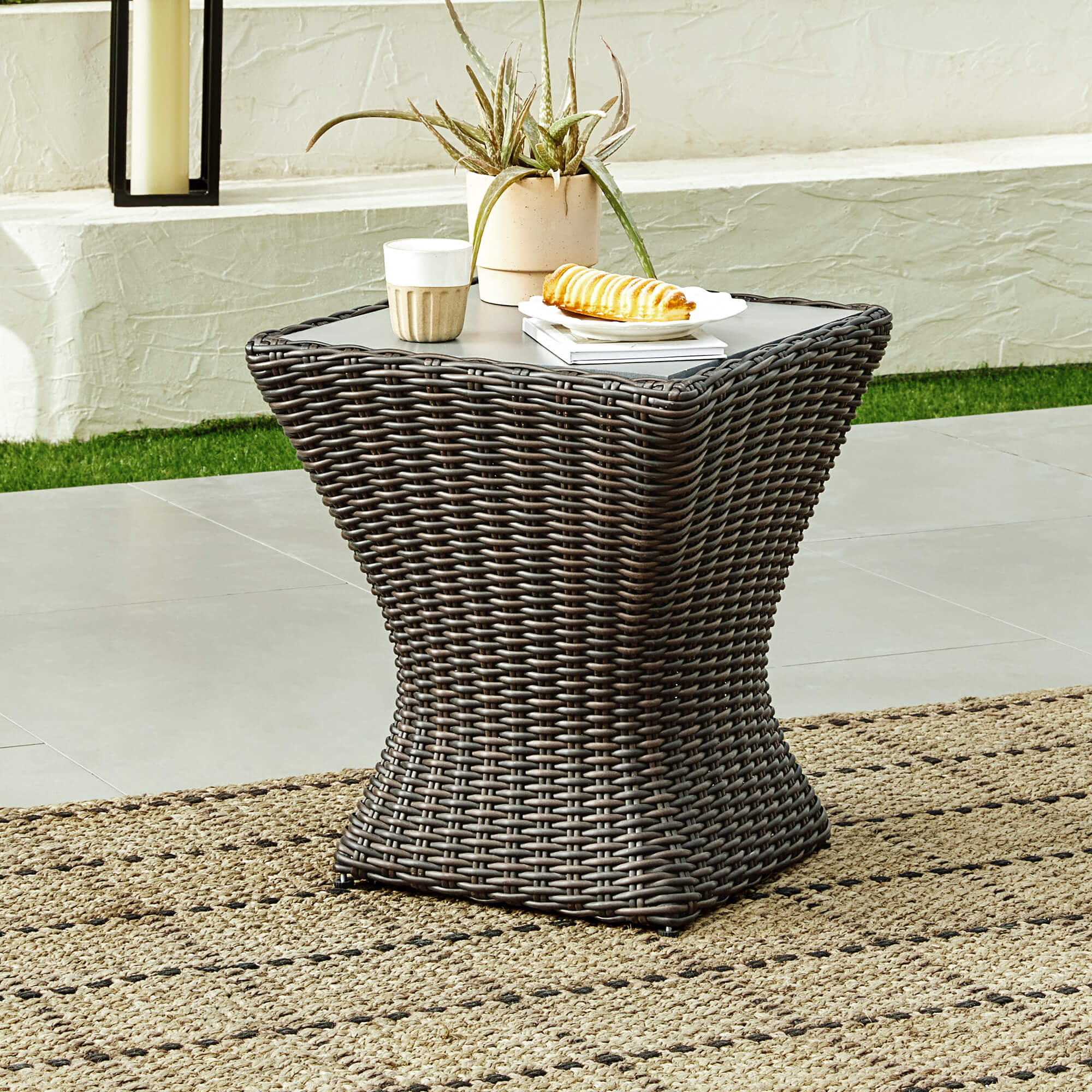 Elara Rattan Outdoor 5-Piece Patio Set - Image 74
