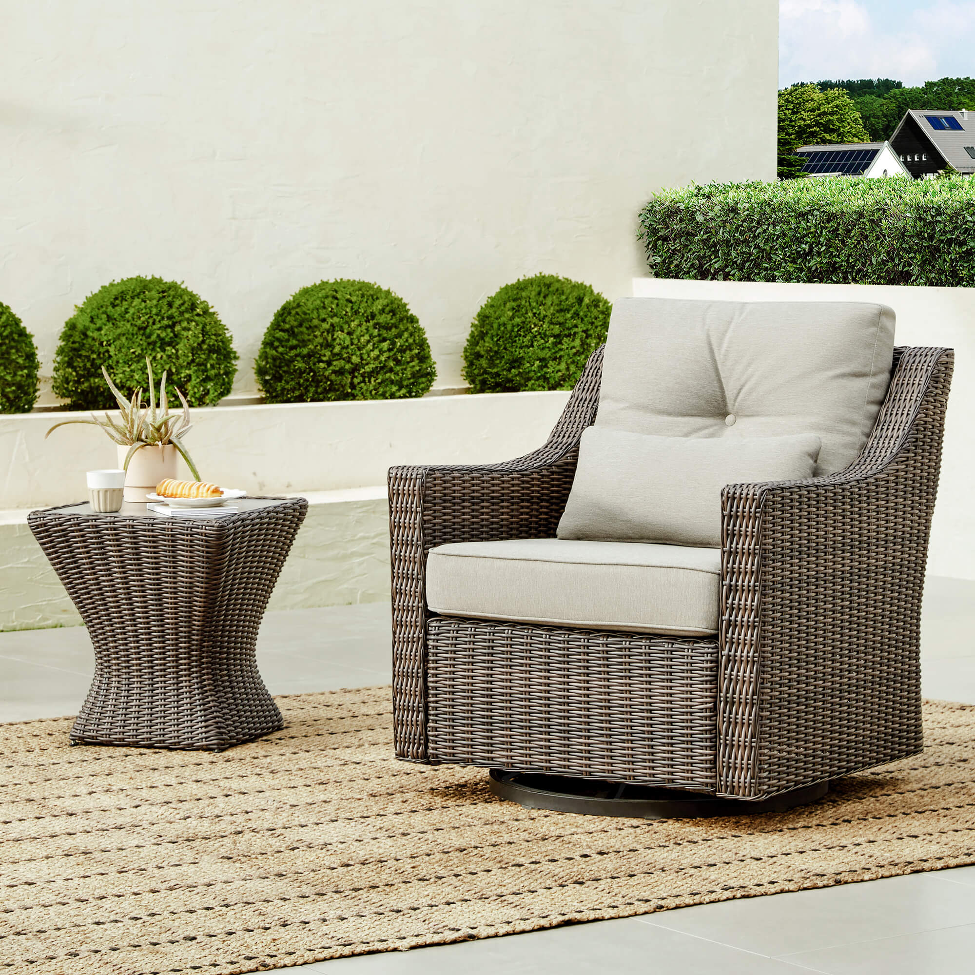 Elara Rattan Outdoor Bistro Set - Image 45