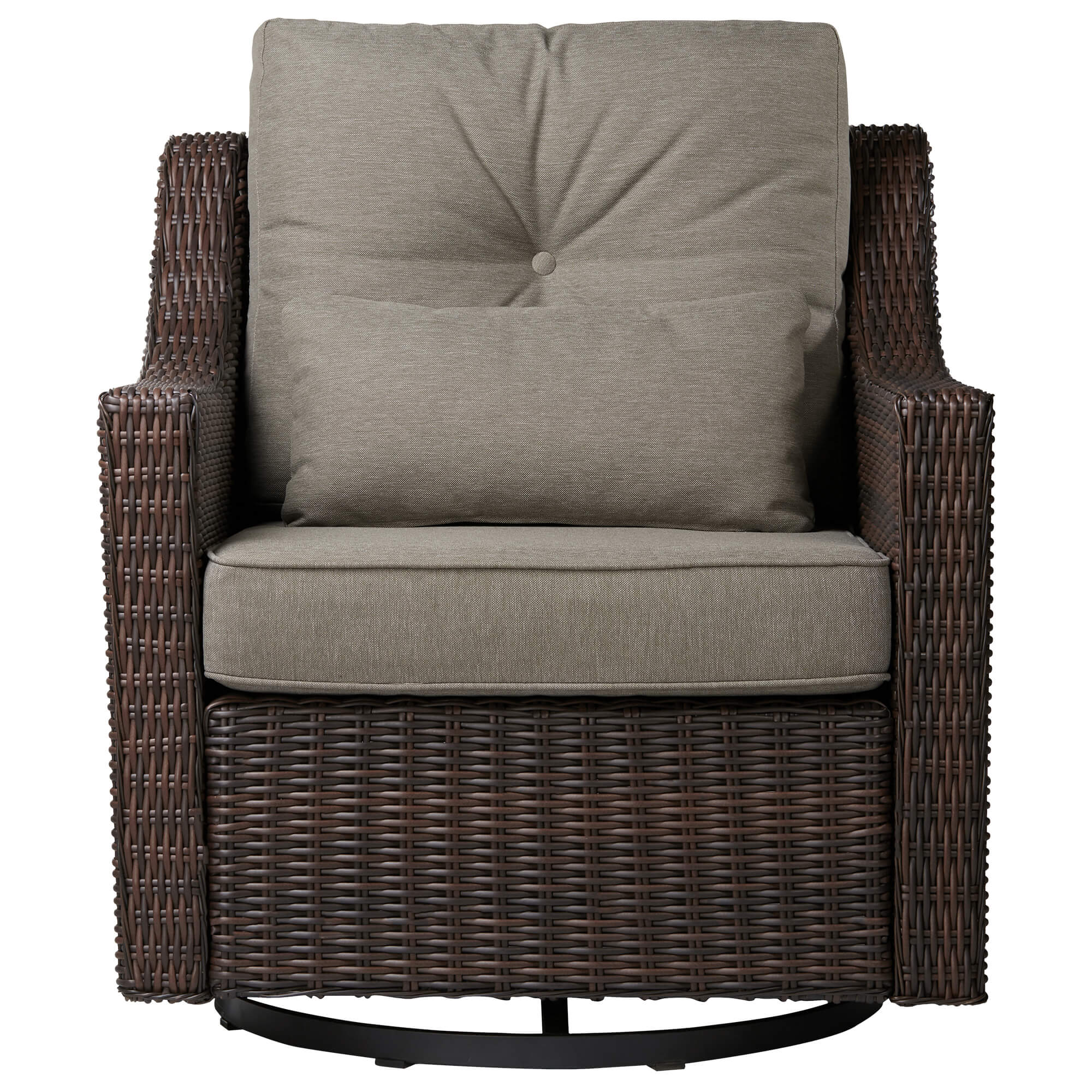 Elara Rattan Outdoor Rocking Swivel Accent Chair - Image 11