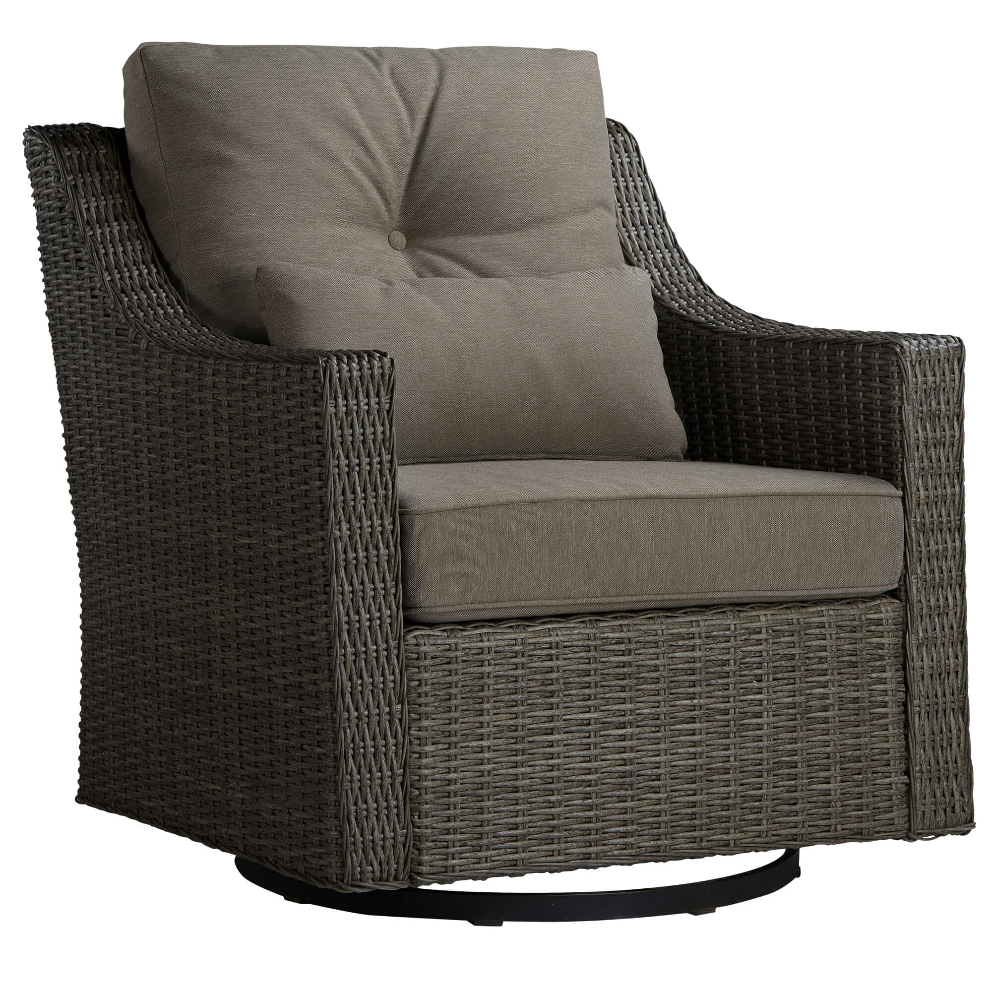 Elara Rattan Outdoor Rocking Swivel Accent Chair - Image 28