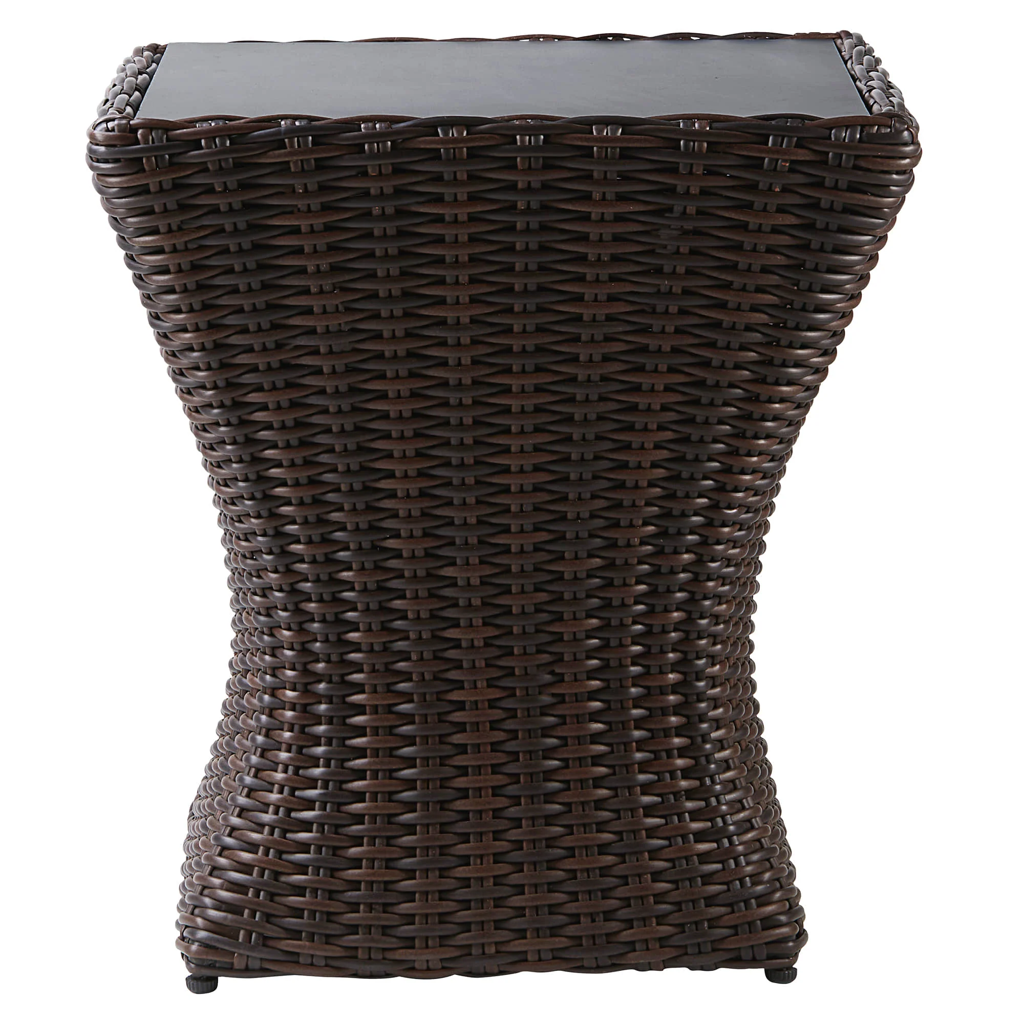 Elara Rattan Outdoor Side Table - Image 4