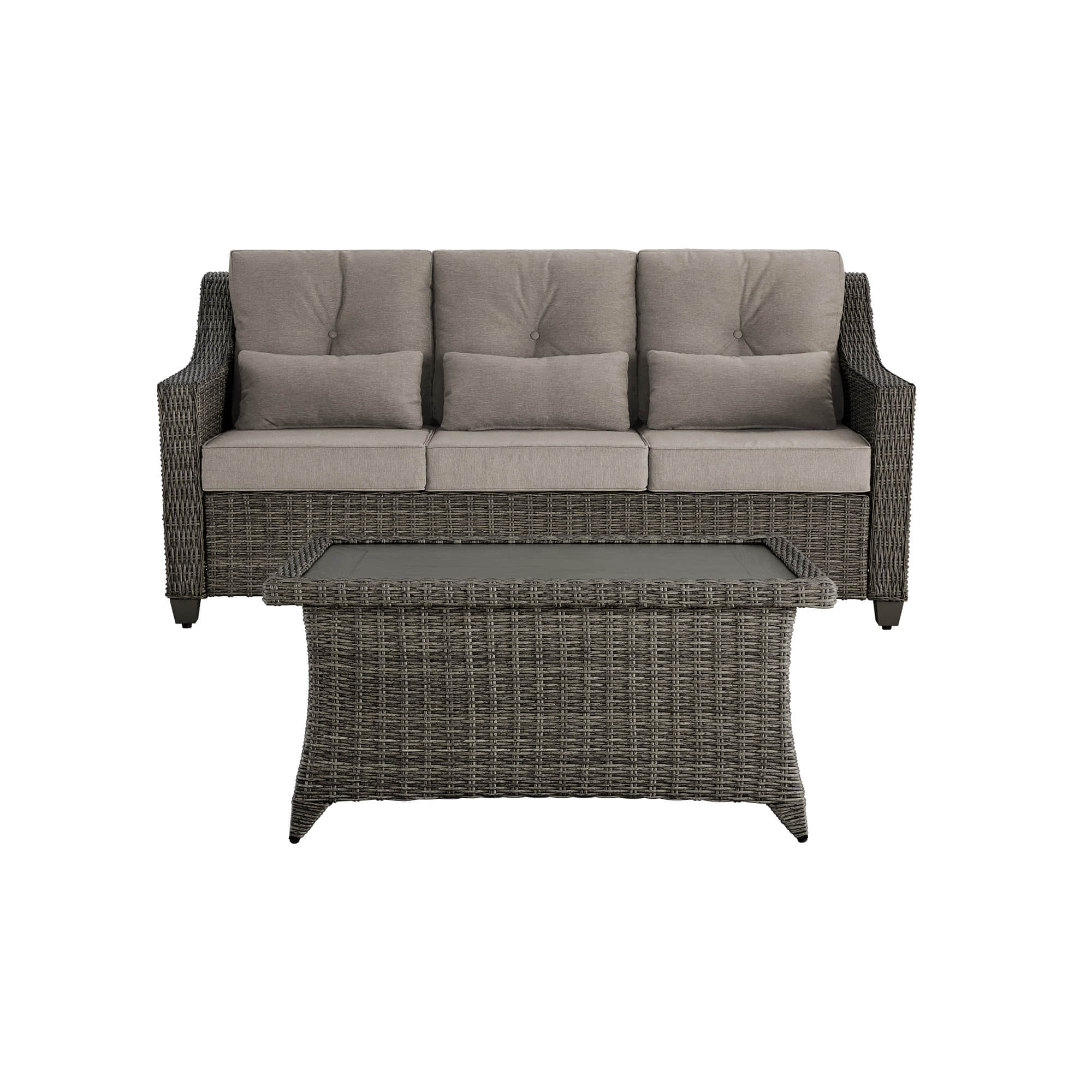 Elara Rattan Outdoor Sofa - Image 42