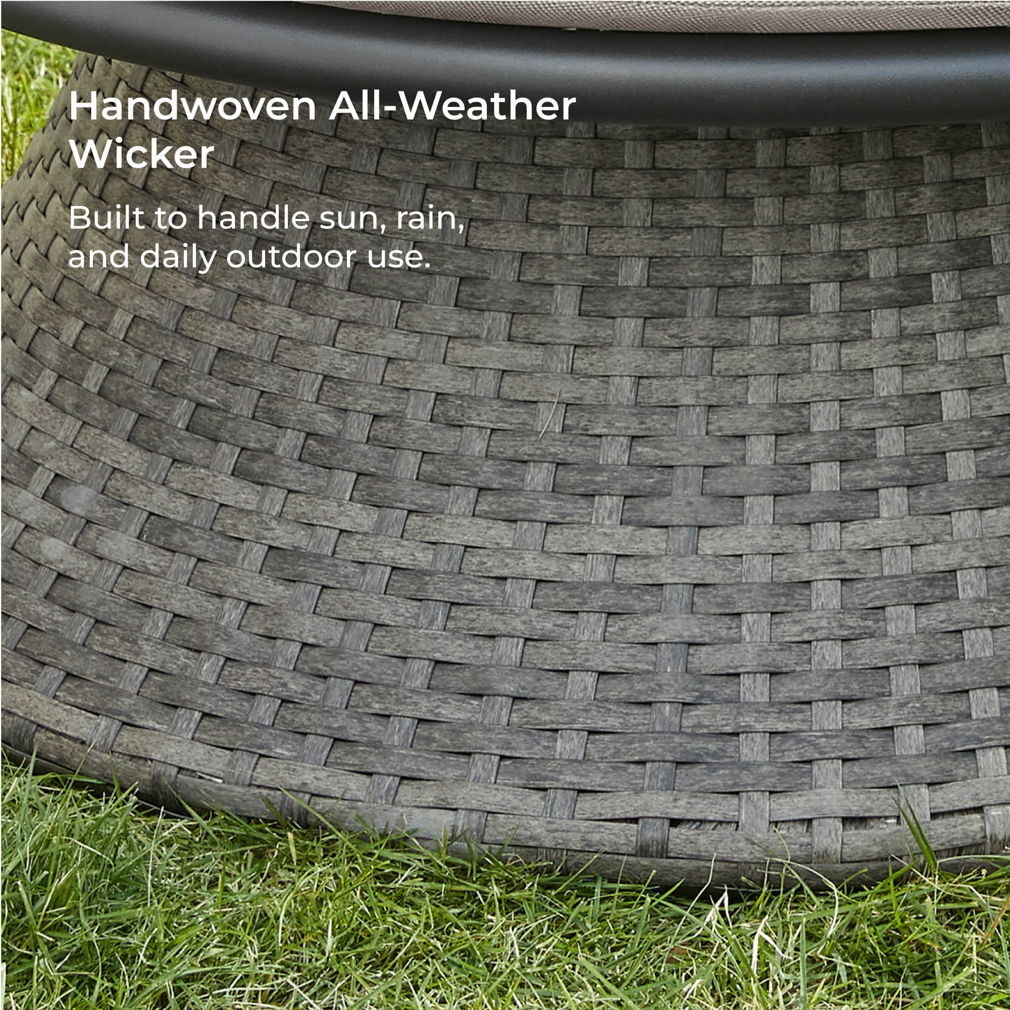Ellie Rattan Woven Base Outdoor Swivel Chair (Set of 2） - Image 17