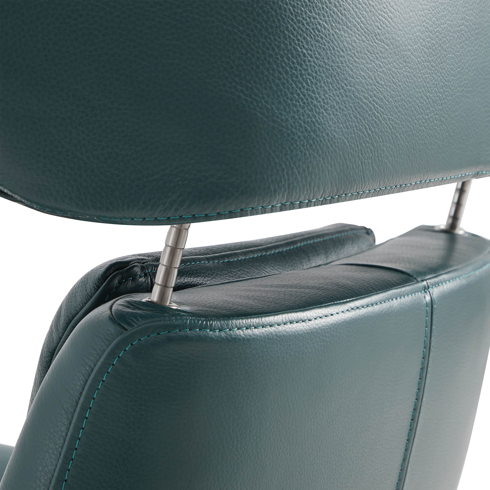 Elvin Genuine Leather Recliner Lounge Chair & Ottoman - Image 22