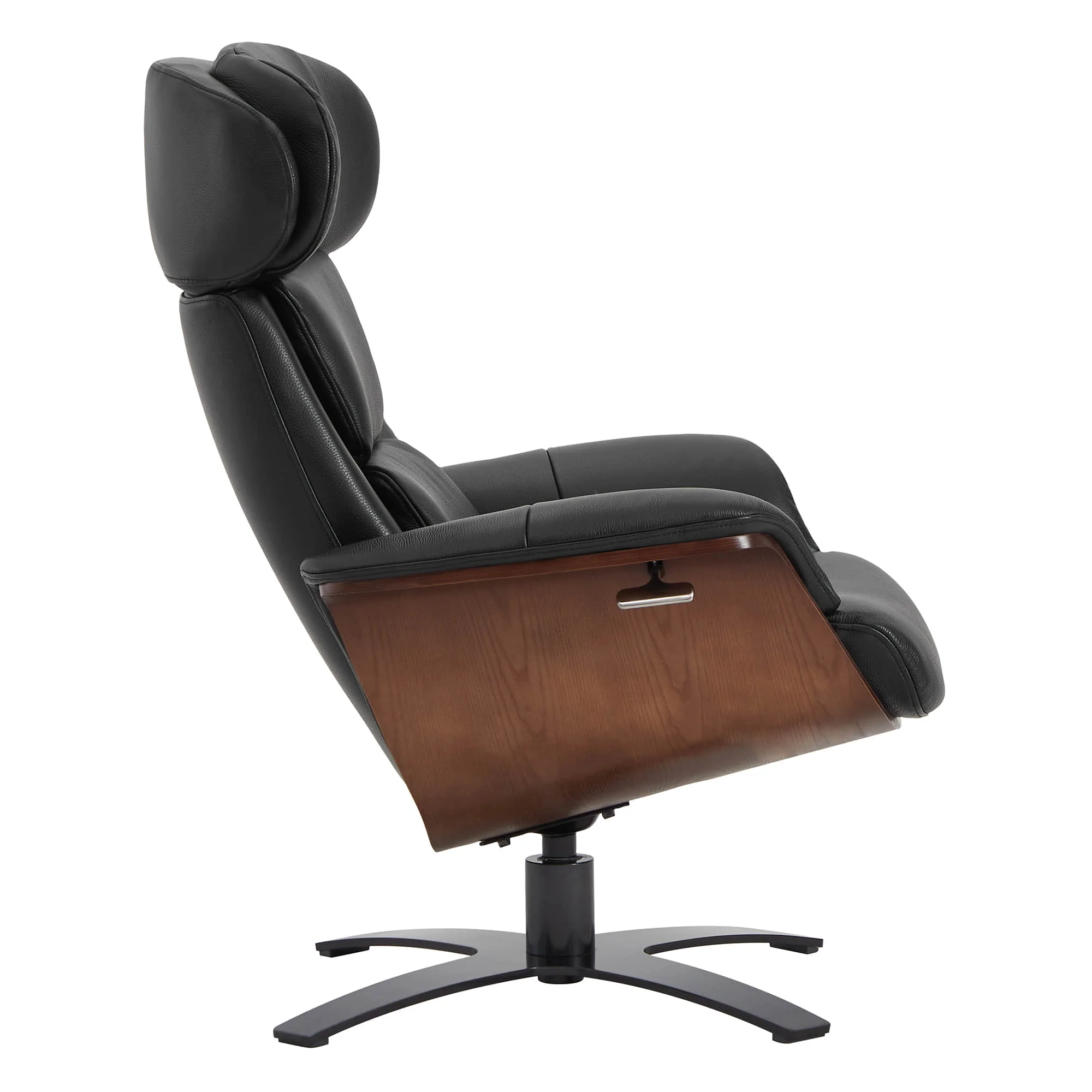 Elvin Genuine Leather Recliner Lounge Chair & Ottoman - Image 30