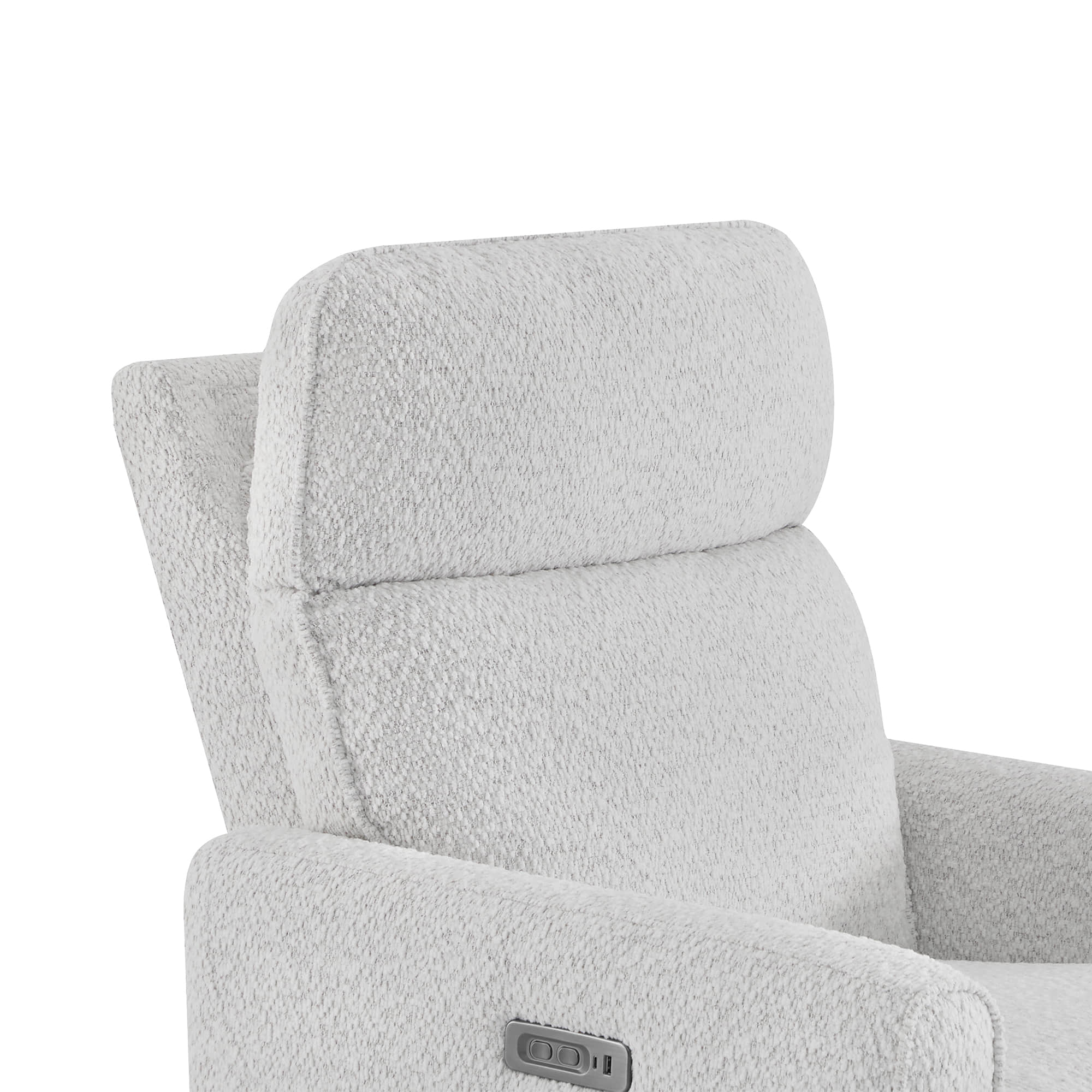 Elysian Power Swivel Nursery Glider Recliner with Adjustable Headrest - Image 14