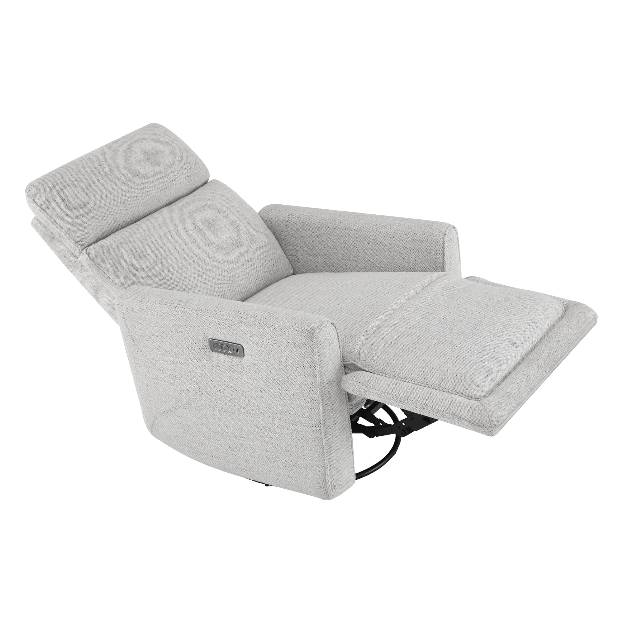 Elysian Power Swivel Nursery Glider Recliner with Adjustable Headrest - Image 39