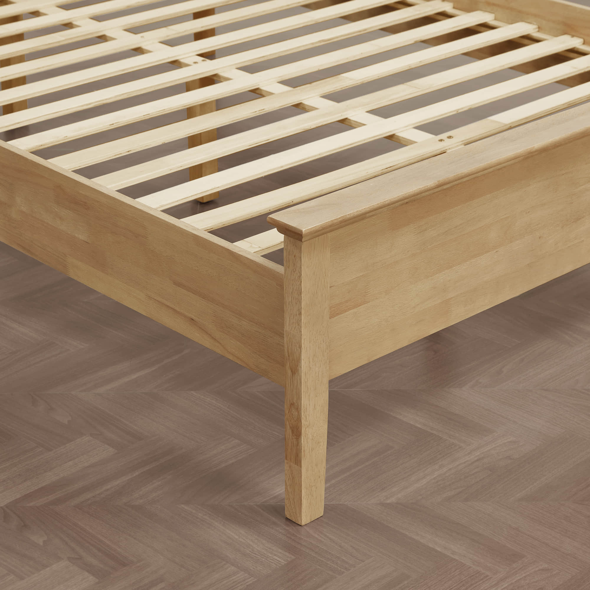 Ezra Mid-Century Boucle Platform Bed - Image 19